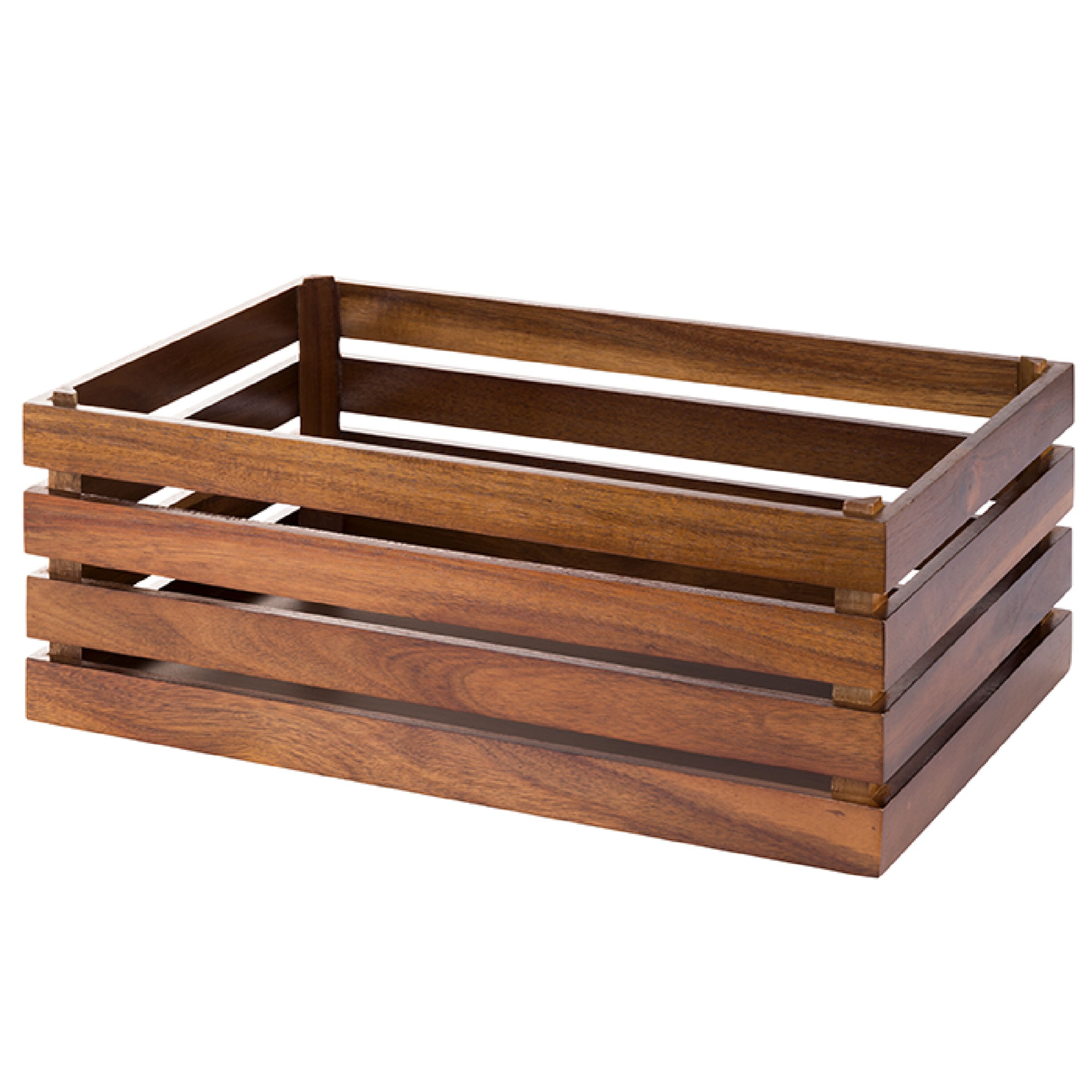 Caisse pour buffet - SUPERBOX - Bois - Brun - rectangulaire - Hauteur:200mm - compatible avec GN 1/1