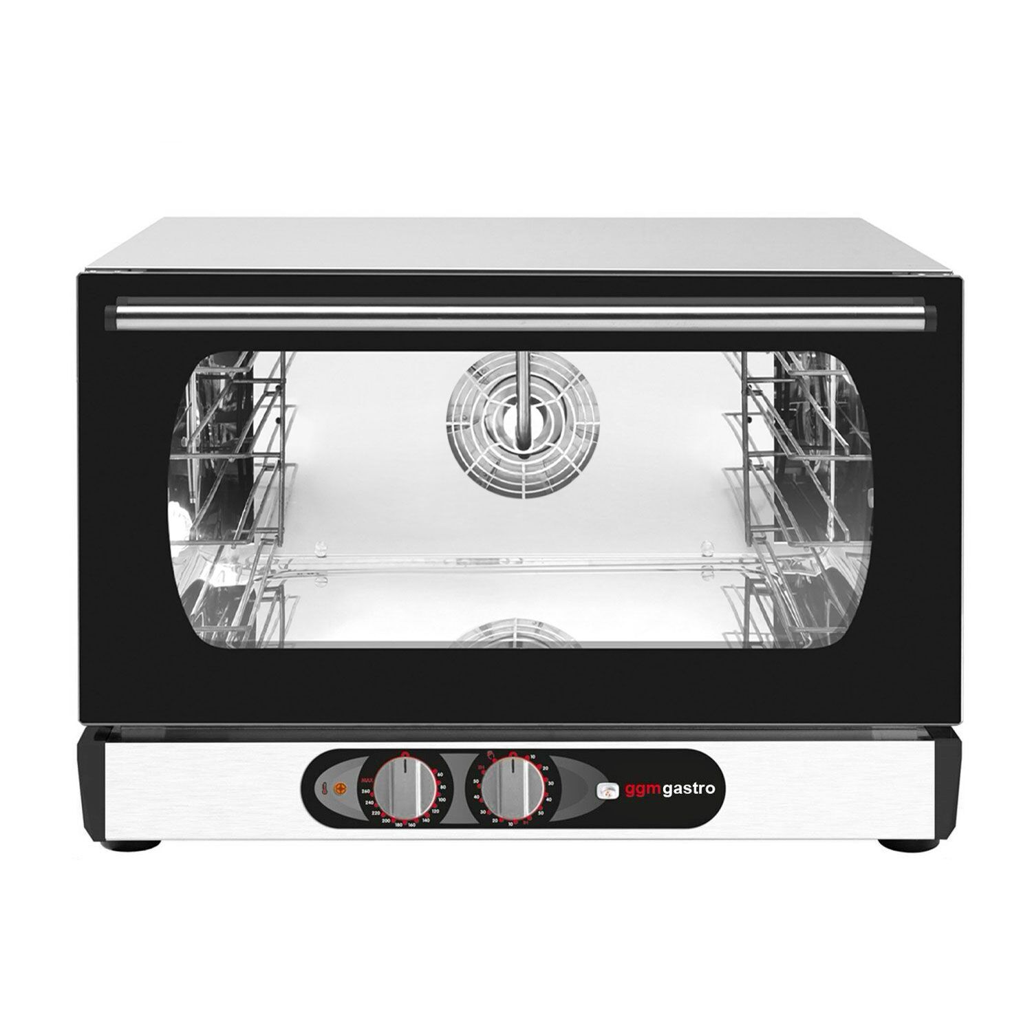 Electric Compact Convection Oven - with Steam Injection - Manual Controls - 3x GN 1/1 or 3x 600x400mm (EN 60x40)