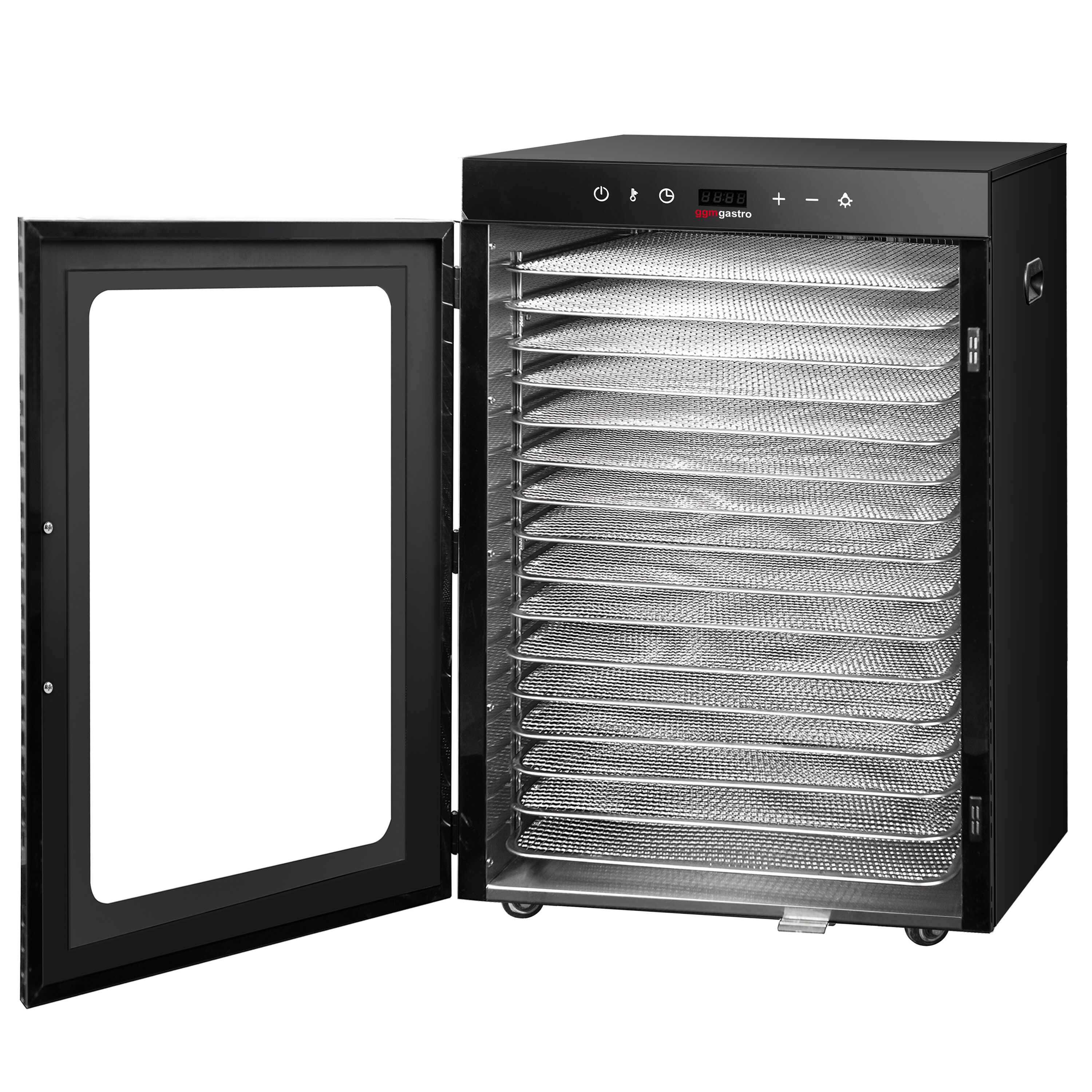 Food Dehydrator - with 16 Trays - Black - Digital Timer - 1.5kW
