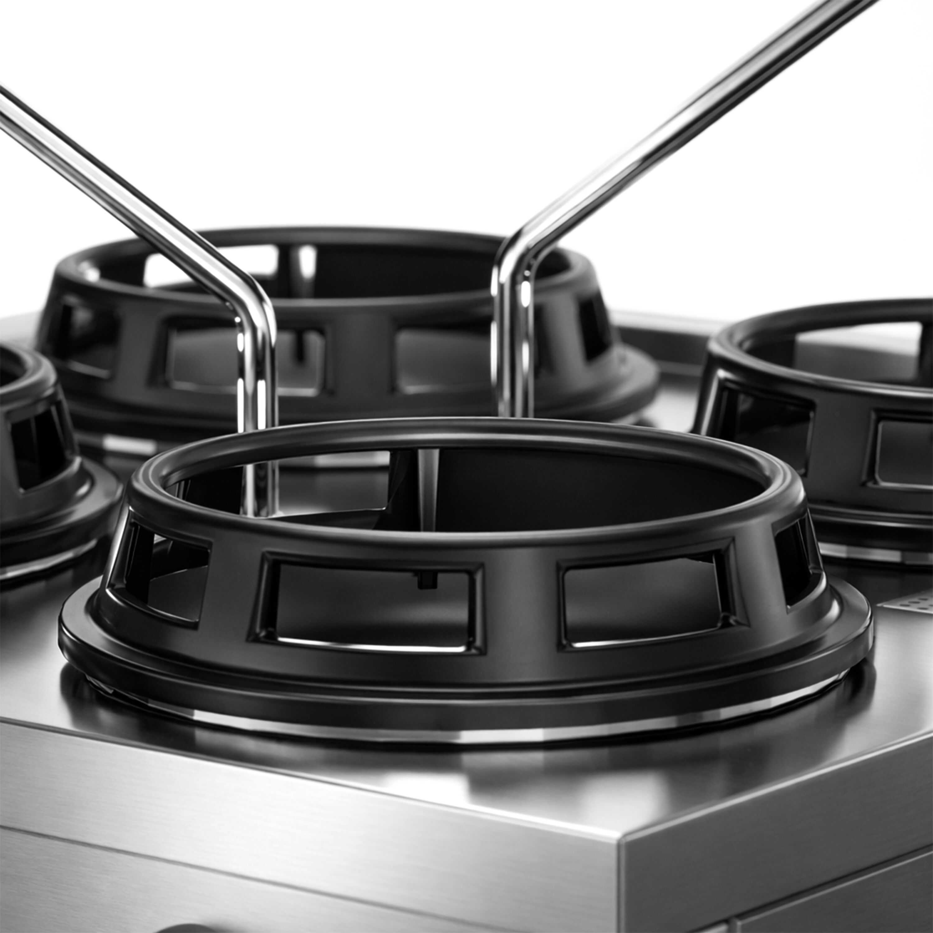 Cuisinière Wok à Gaz en Îlot - 90 kW - 6 Brûleurs - incl. 4 Robinets