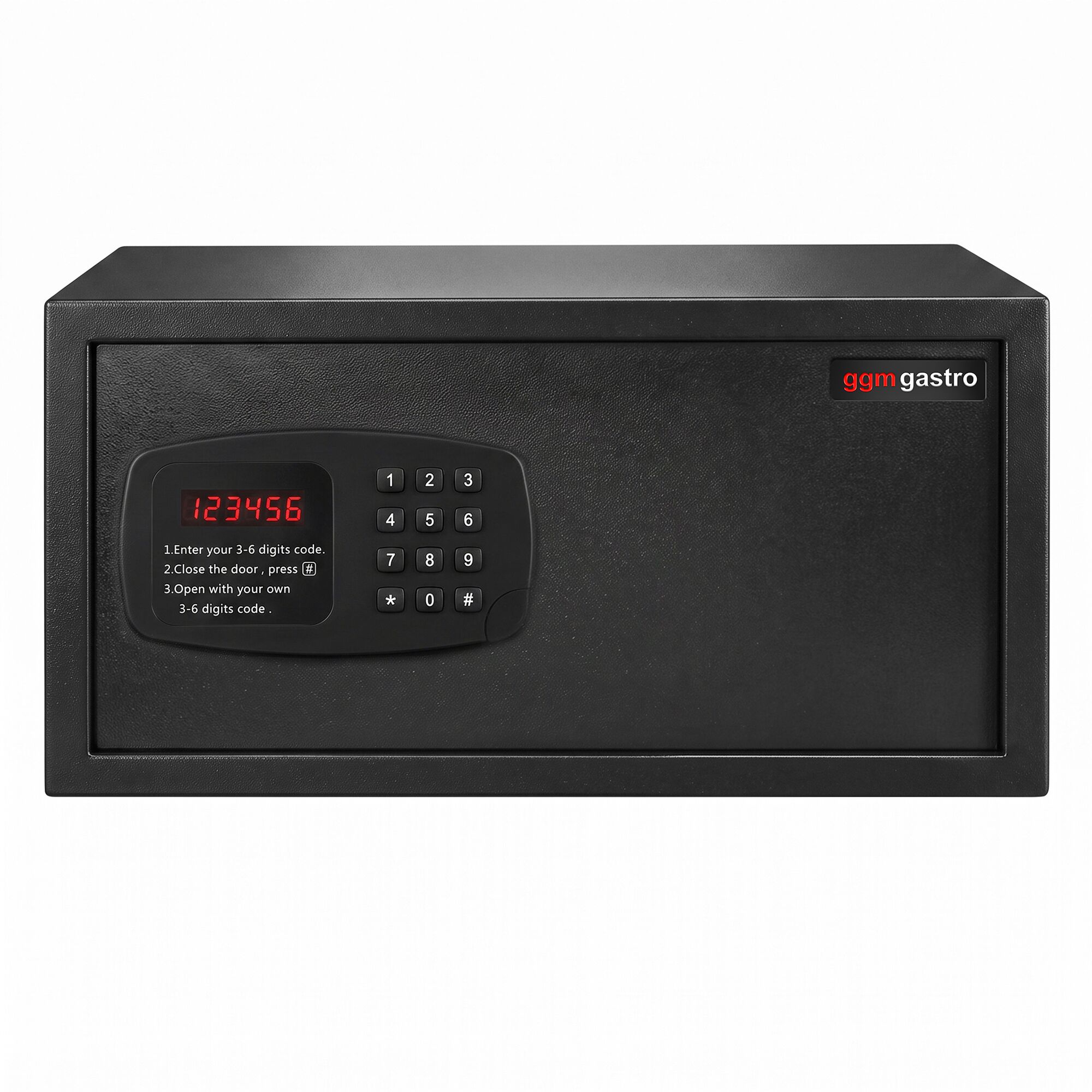 Coffre-fort électronique de chambre - avec écran LED - 4 modes d'ouverture