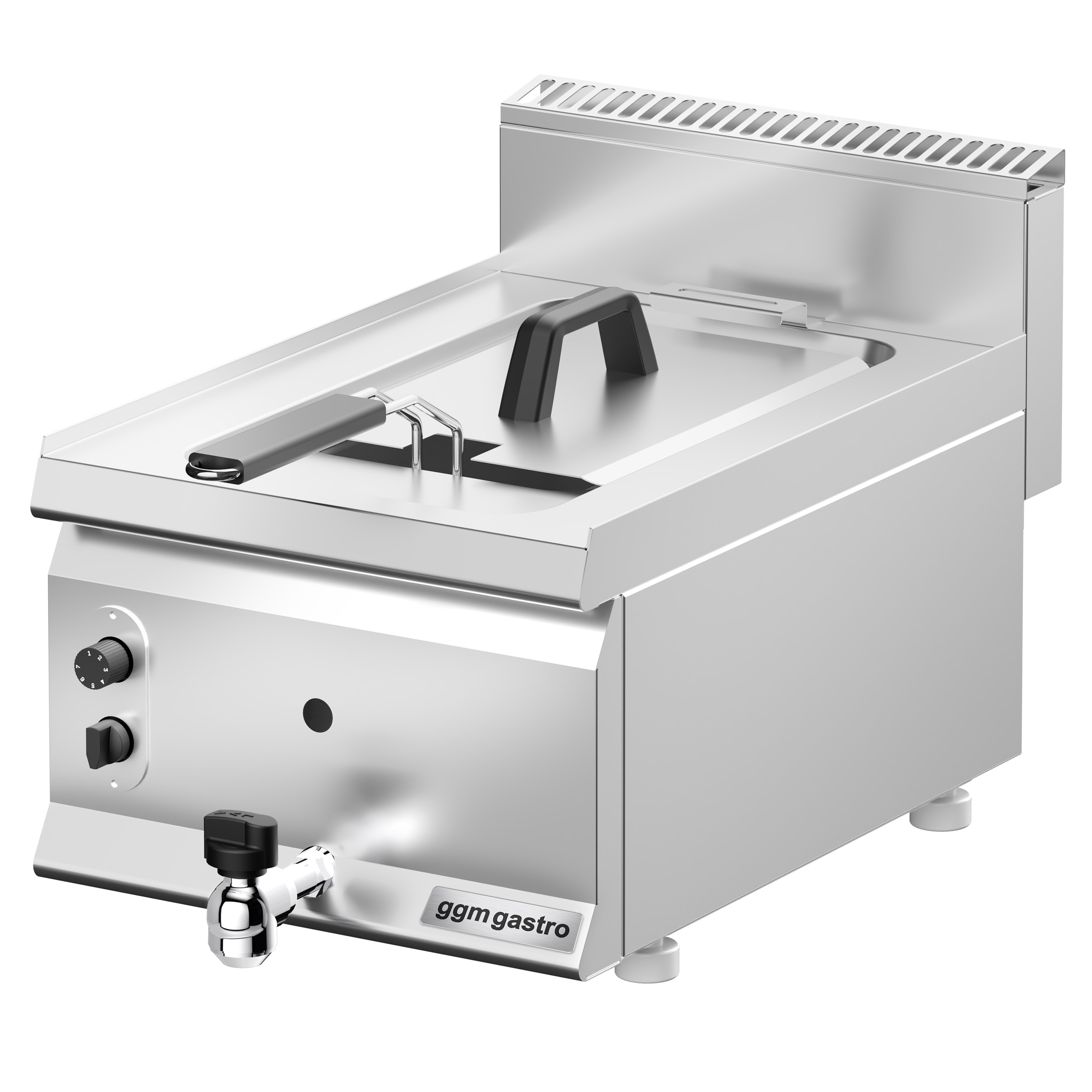 Friteuse à gaz – 8 litres – 6 kW – avec robinet de vidange