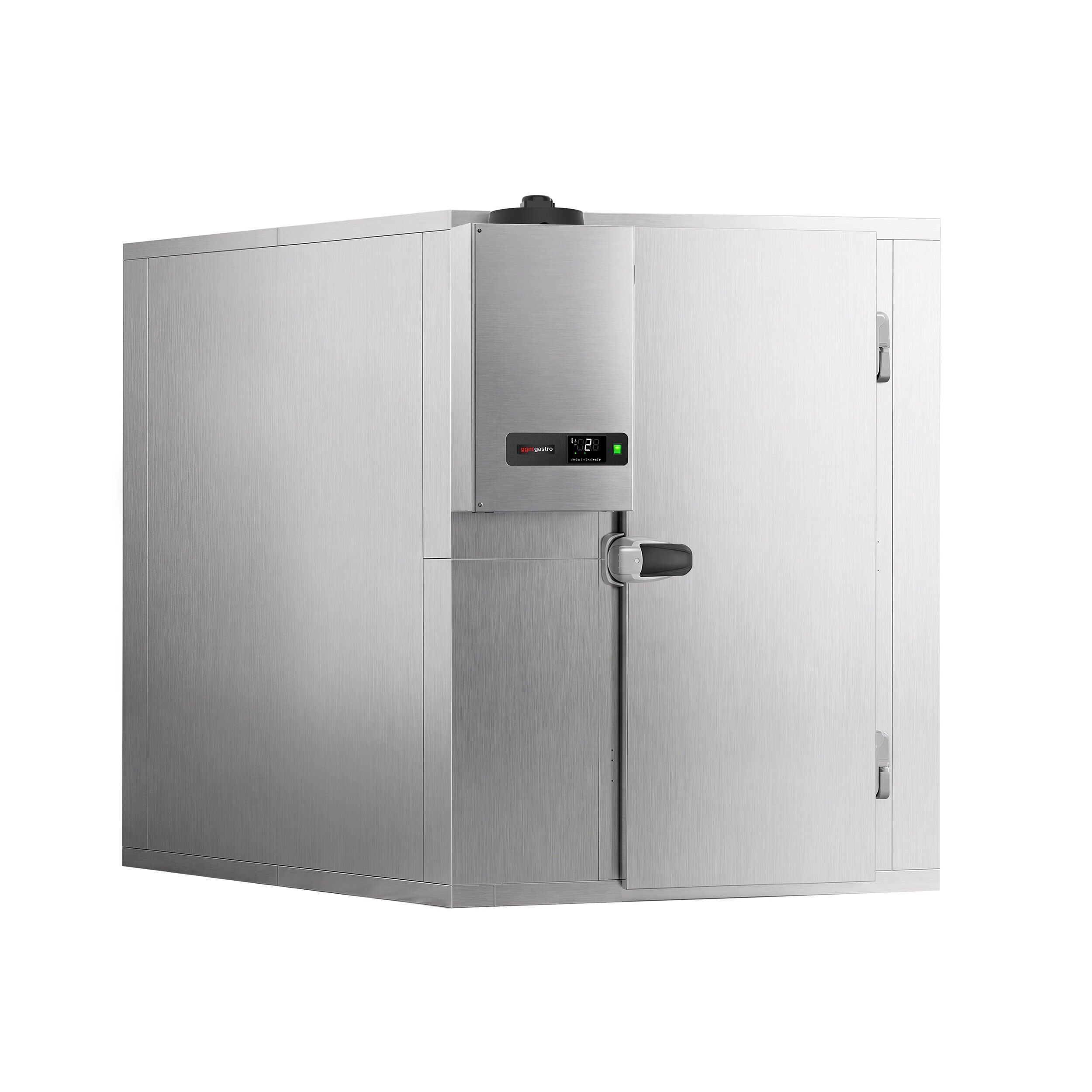 RVS koelcel - 1500x2100mm - 4,80m³ - incl. koelmotor