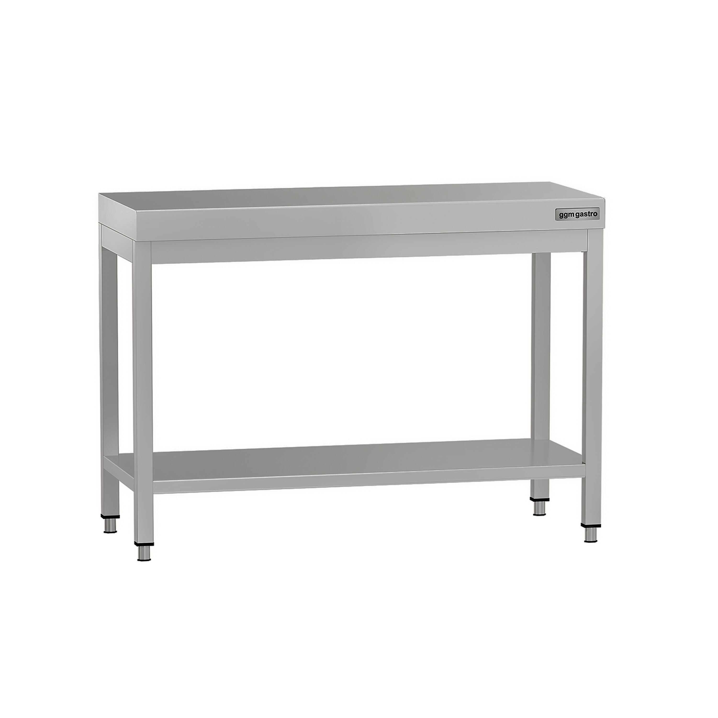 Table de travail en inox ECO – 1000 × 600 mm – avec tablette inférieure