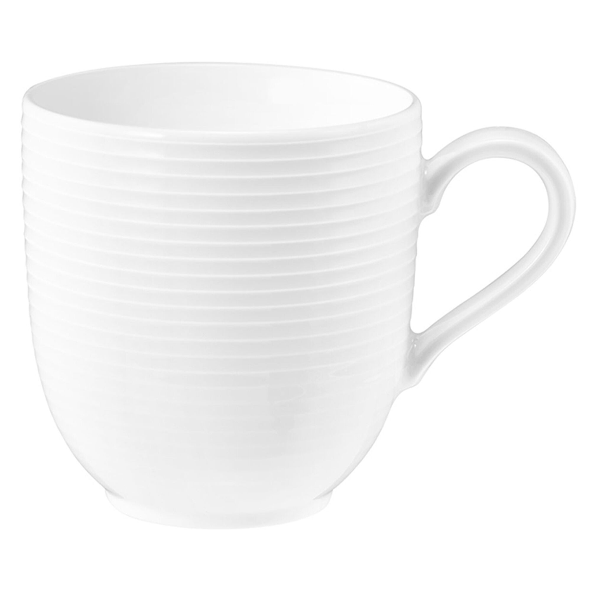(6 pièces) SELTMANN WEIDEN | Mug avec anse Tulipe - 0,28 litre - Blanc