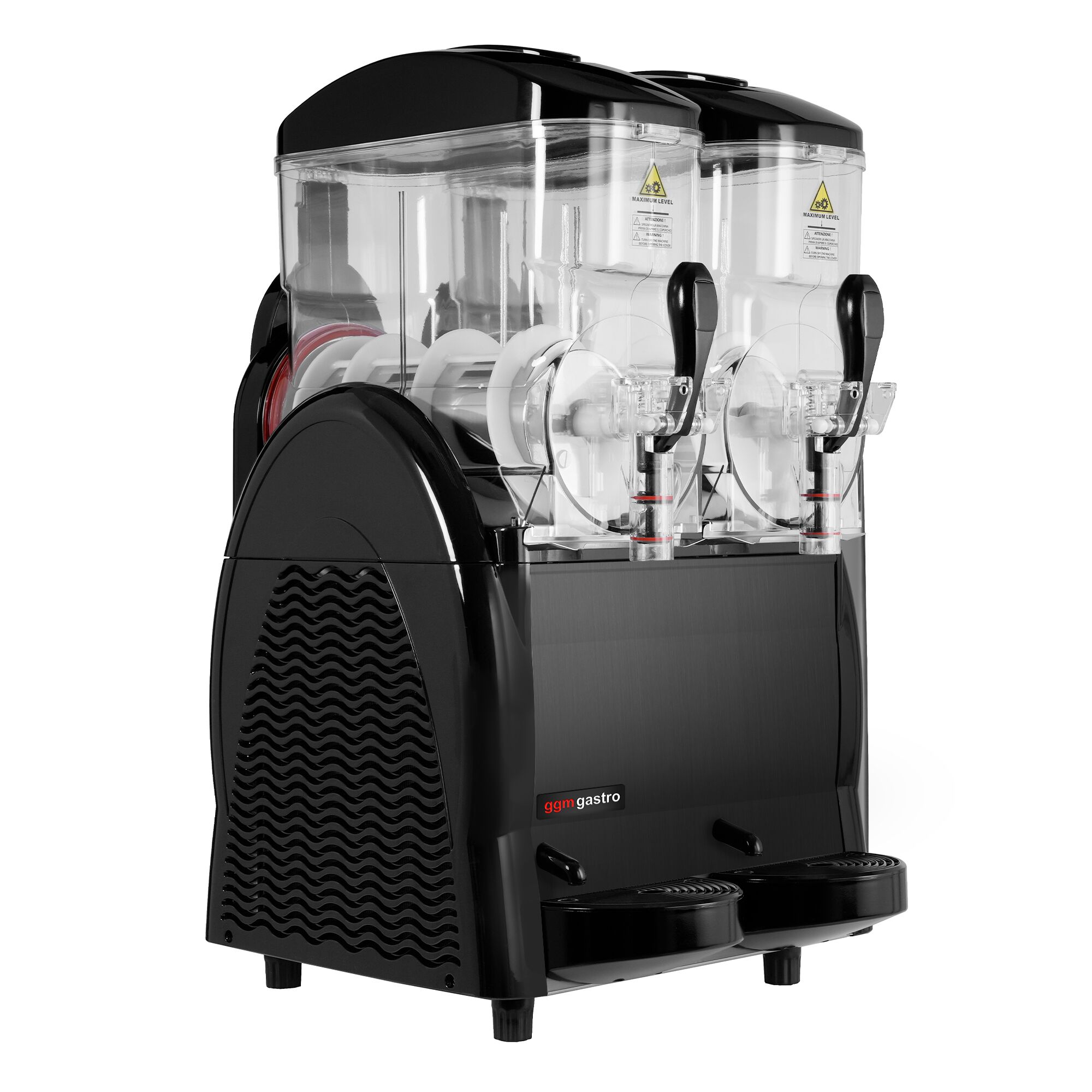Commercial Slush Machine - 2x 12L - 880W - Black