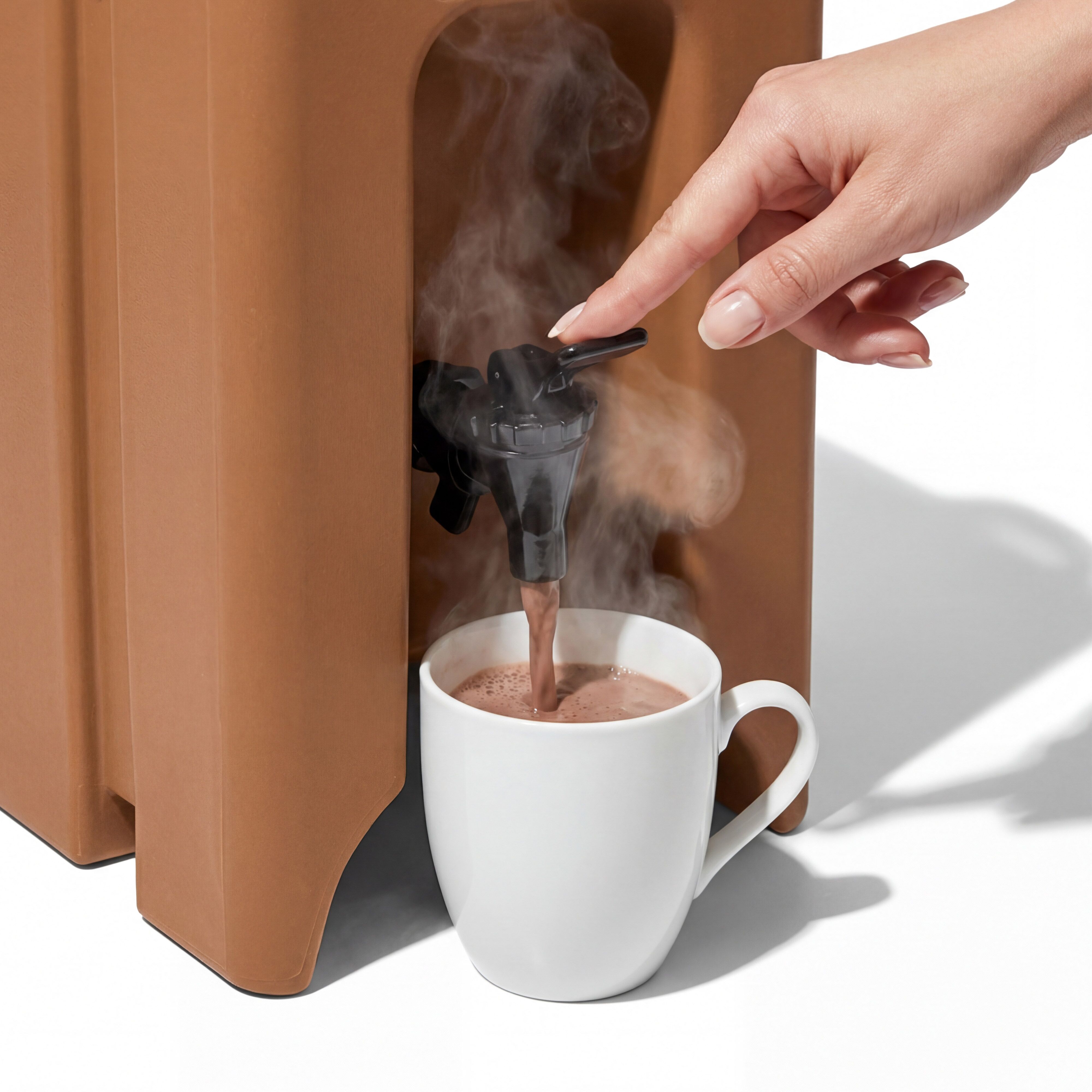 Conteneur isotherme pour boissons - 9,4L - avec robinet - Terracotta