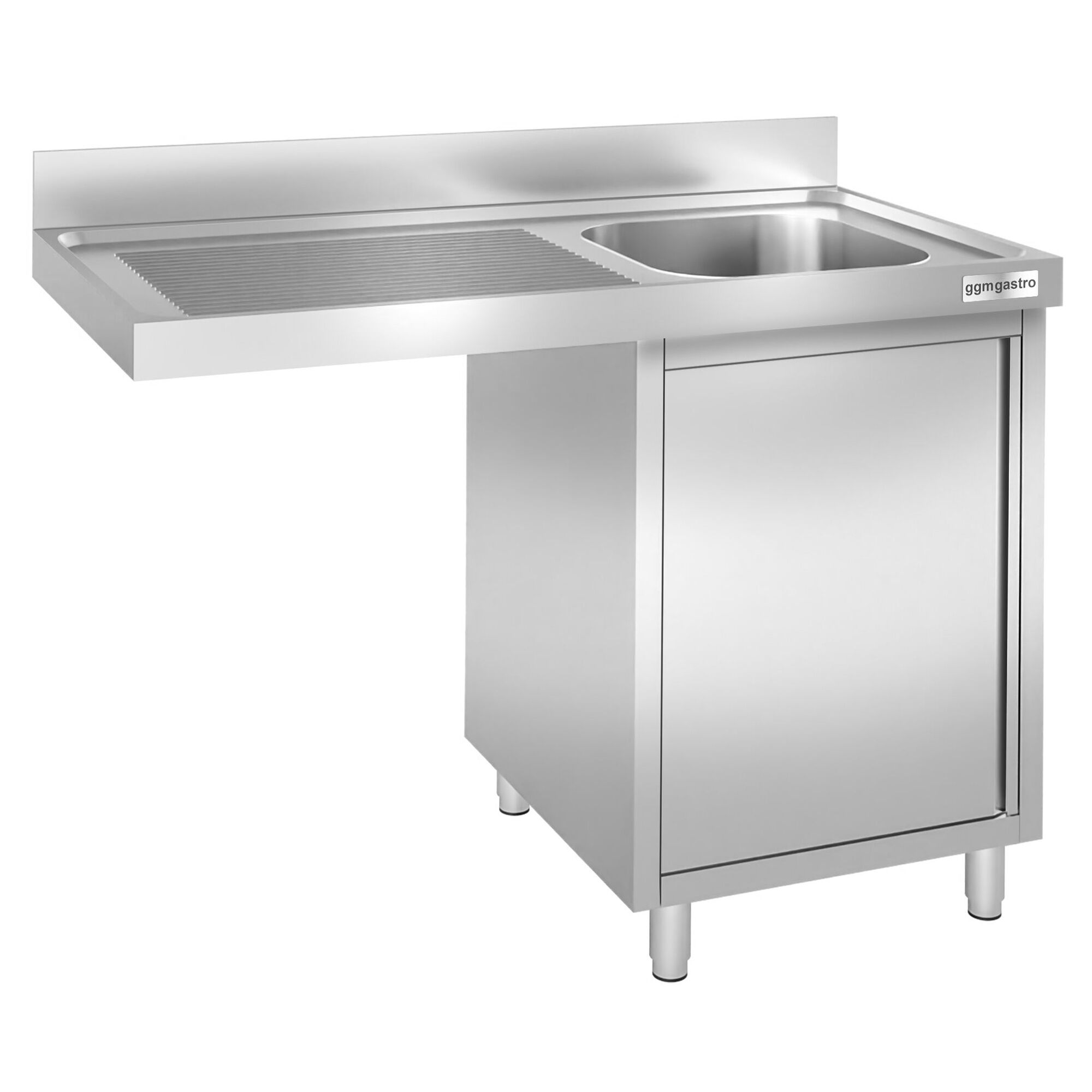 Spülmaschinen-Spülschrank - 1200x600mm - mit 1 Becken rechts