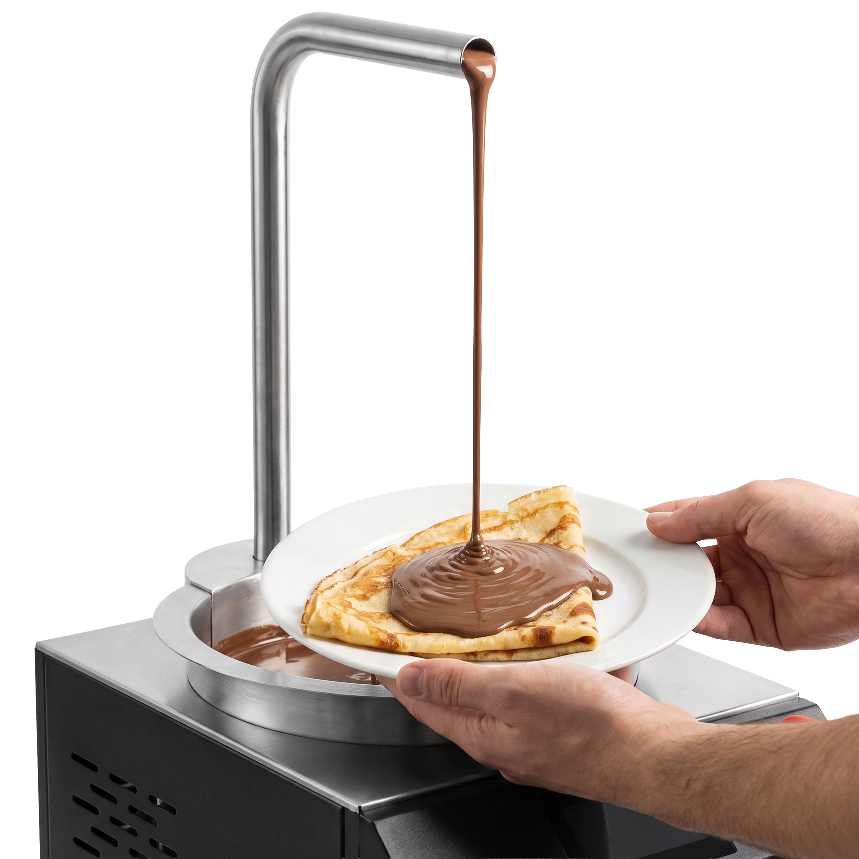 Handmatige chocoladedispenser – met voetpedaal – 11 kg – digitaal
