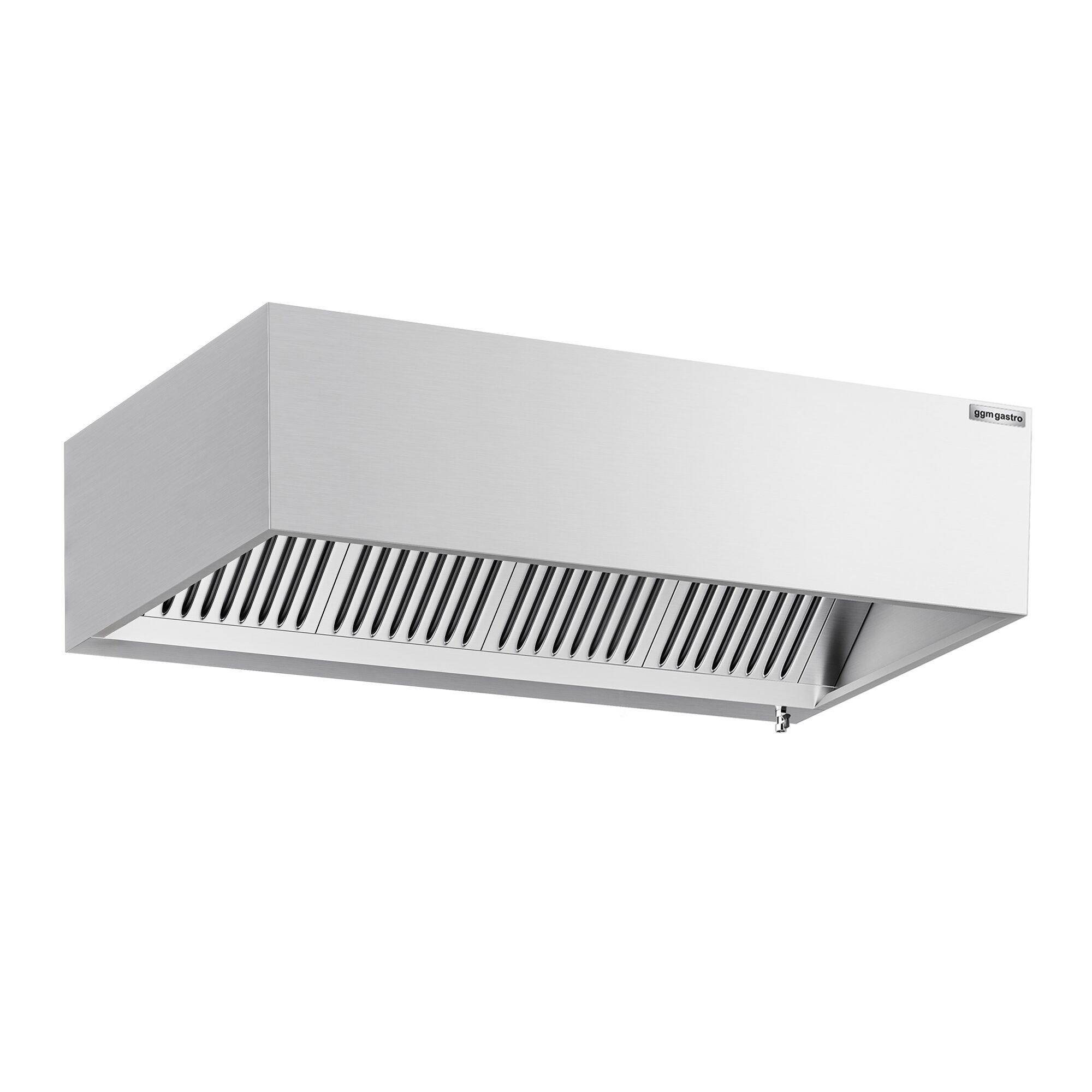 Induction box hood - 1800mm - with filter & light - without motor