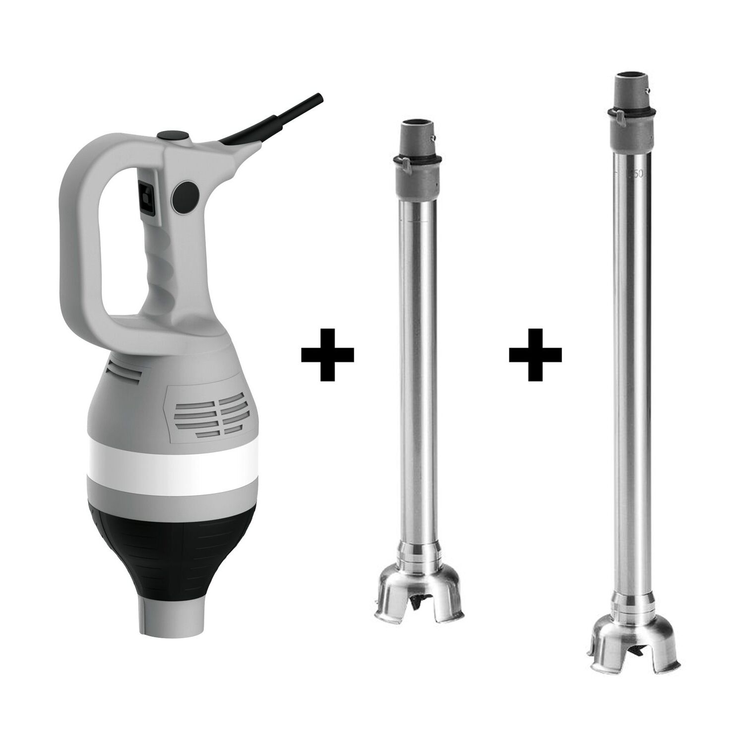 Mixeur plongeant professionnel - pied démontable inclus - pieds 350&450mm - 750 W - 1 vitesse