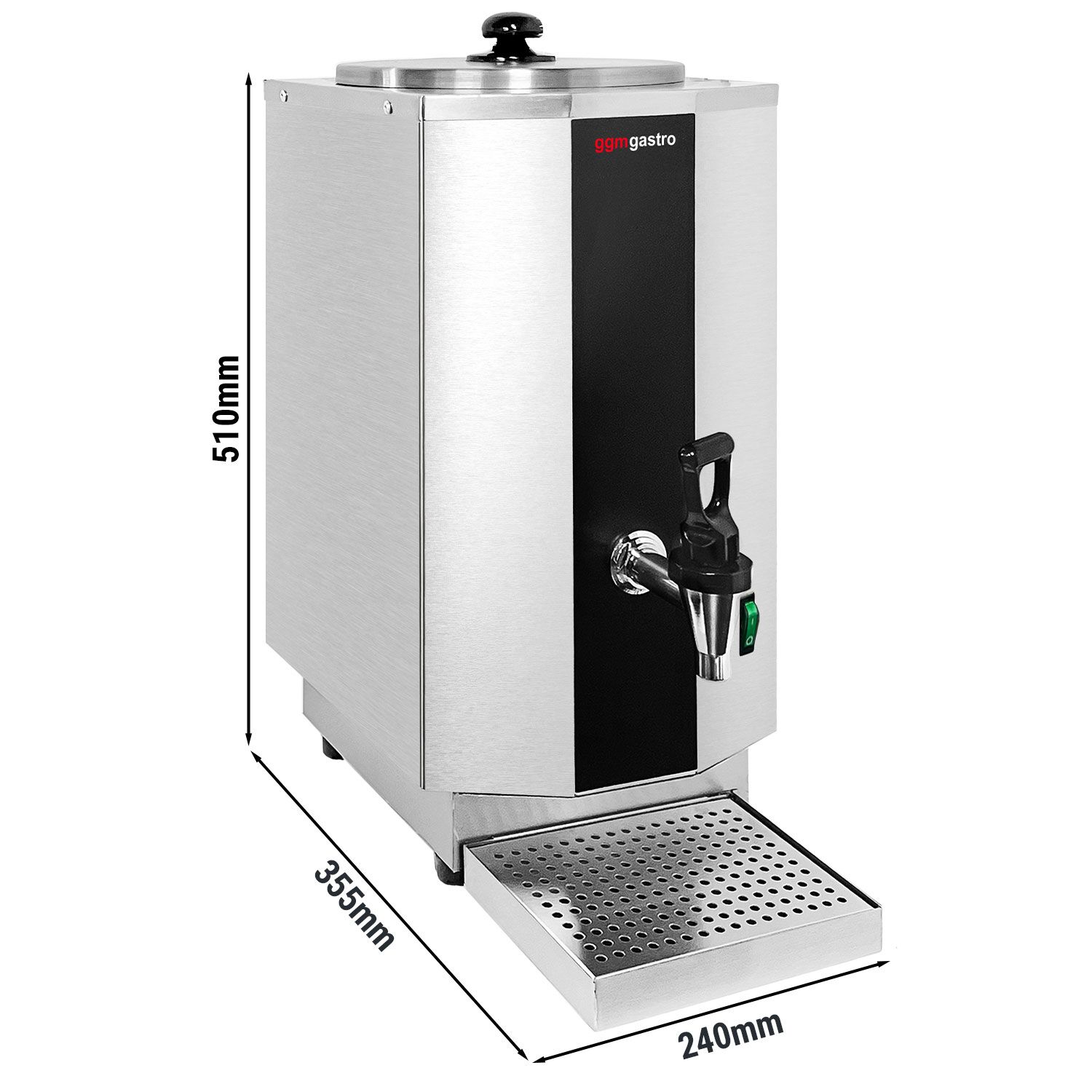 Distributeur de lait chaud ECO - 5,0L - 1,0kW - robinet inclus