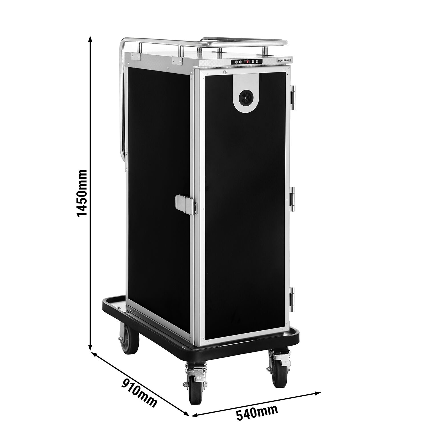 Bankettwagen - Beheizt - 216 Liter - für 12x GN 1/1
