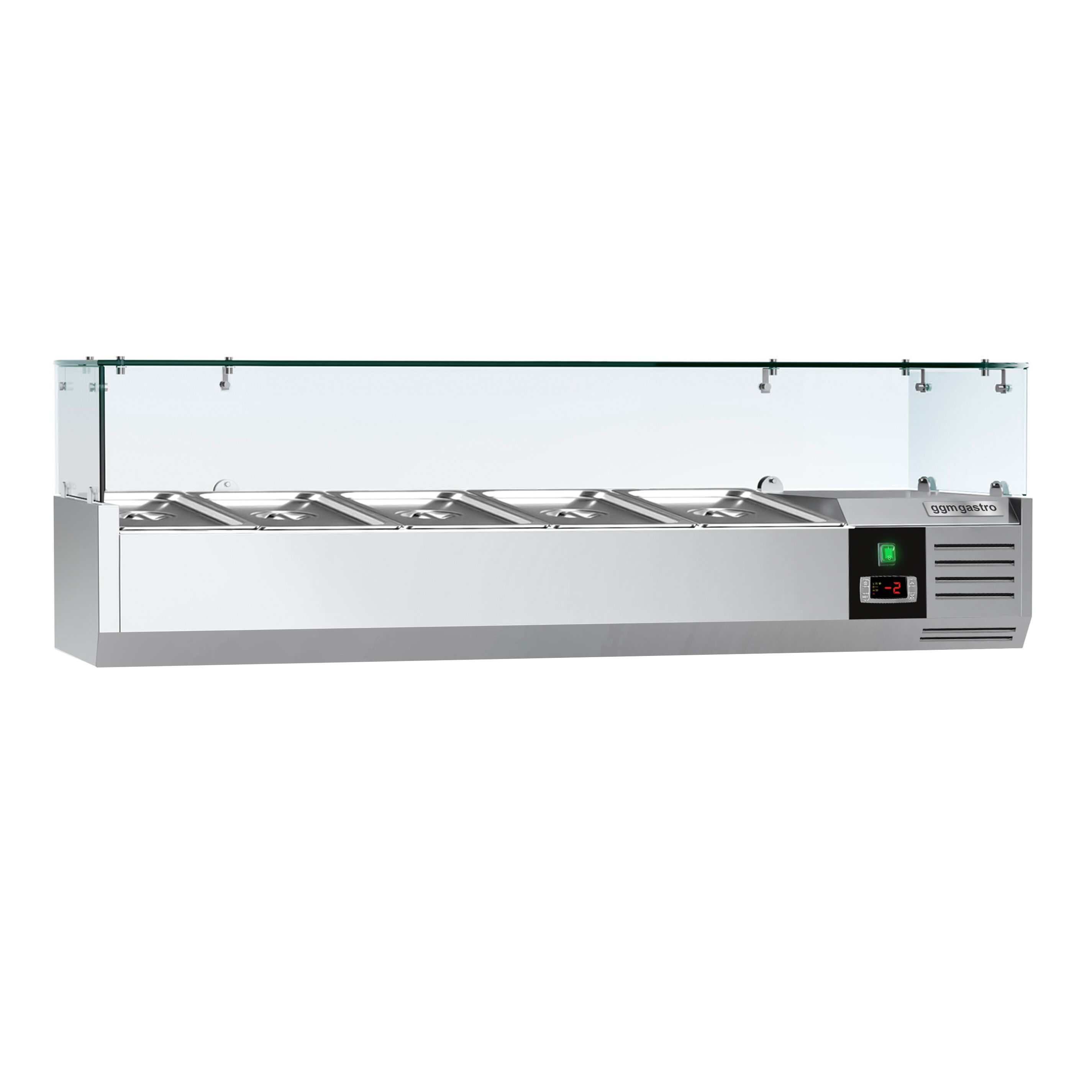 Vitrine Réfrigérée à Ingrédients PREMIUM - 1200x335mm - 5x GN 1/4
