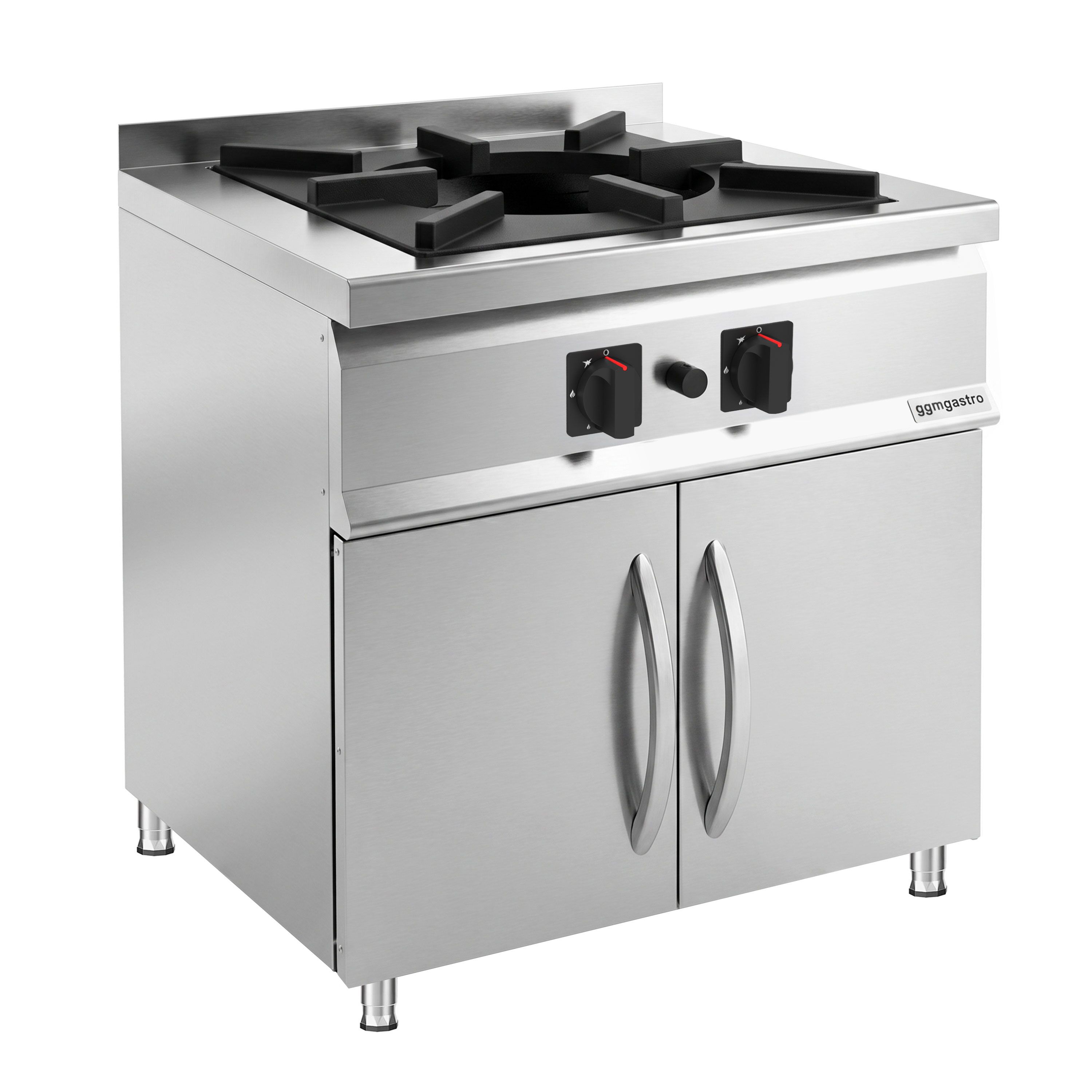 Cuisinière à gaz Tantuni - 24 kW - 1 brûleur - incl. poêle Tantuni & soubassement avec 2 portes