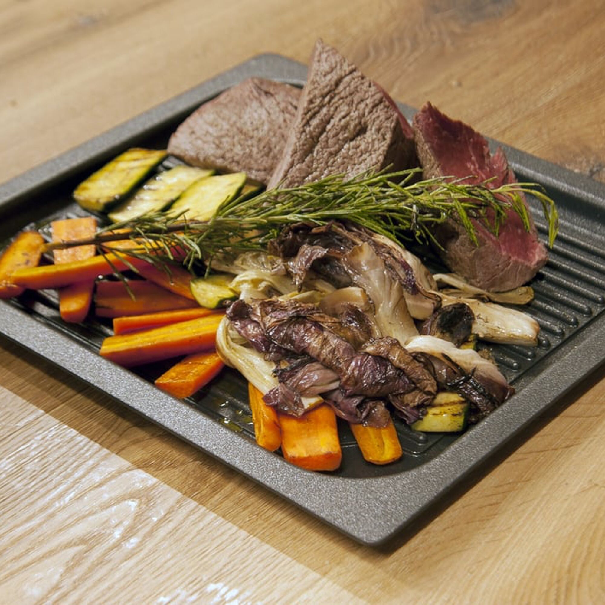 Plaque de grill pour four mixte GN 2/3