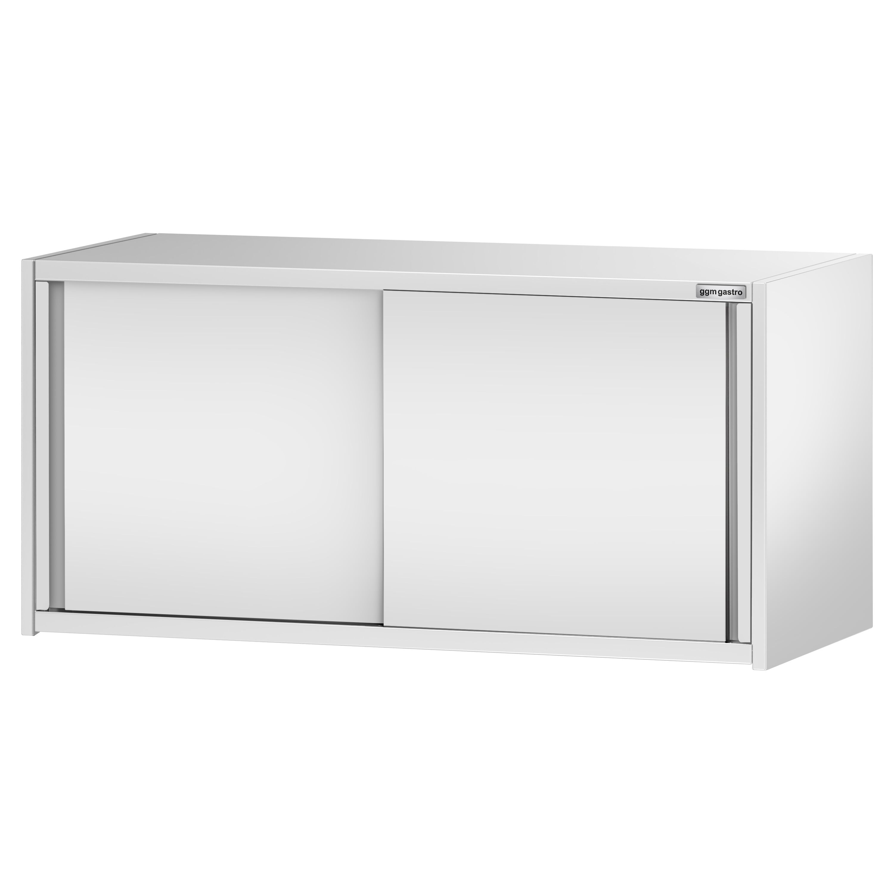 Armoire murale en acier inoxydable PREMIUM - 1400x400mm - avec portes coulissantes - 650mm de haut