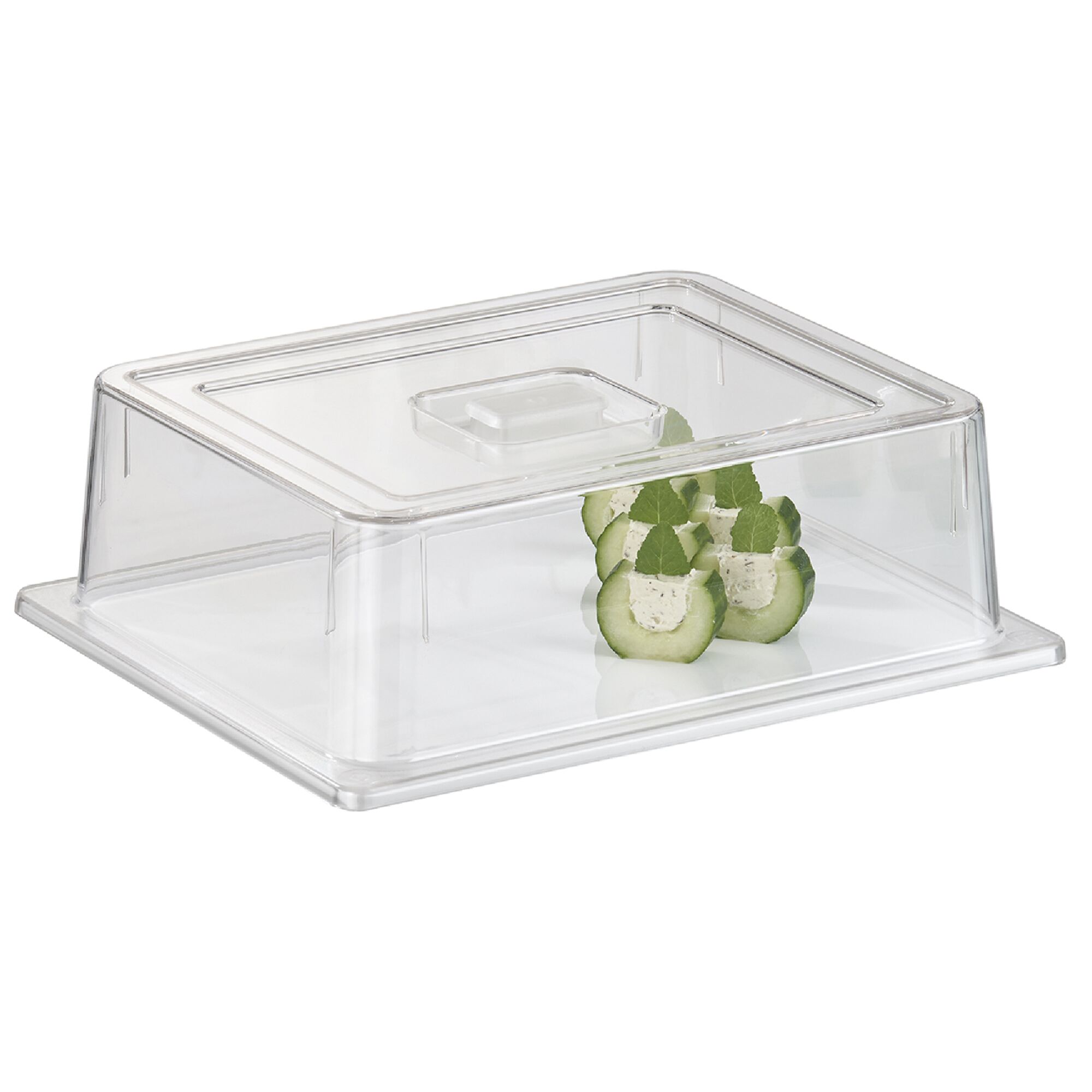 (6 pièces) Plateau GN 1/2 – ZERO – Mélamine – Hauteur : 15 mm – Blanc