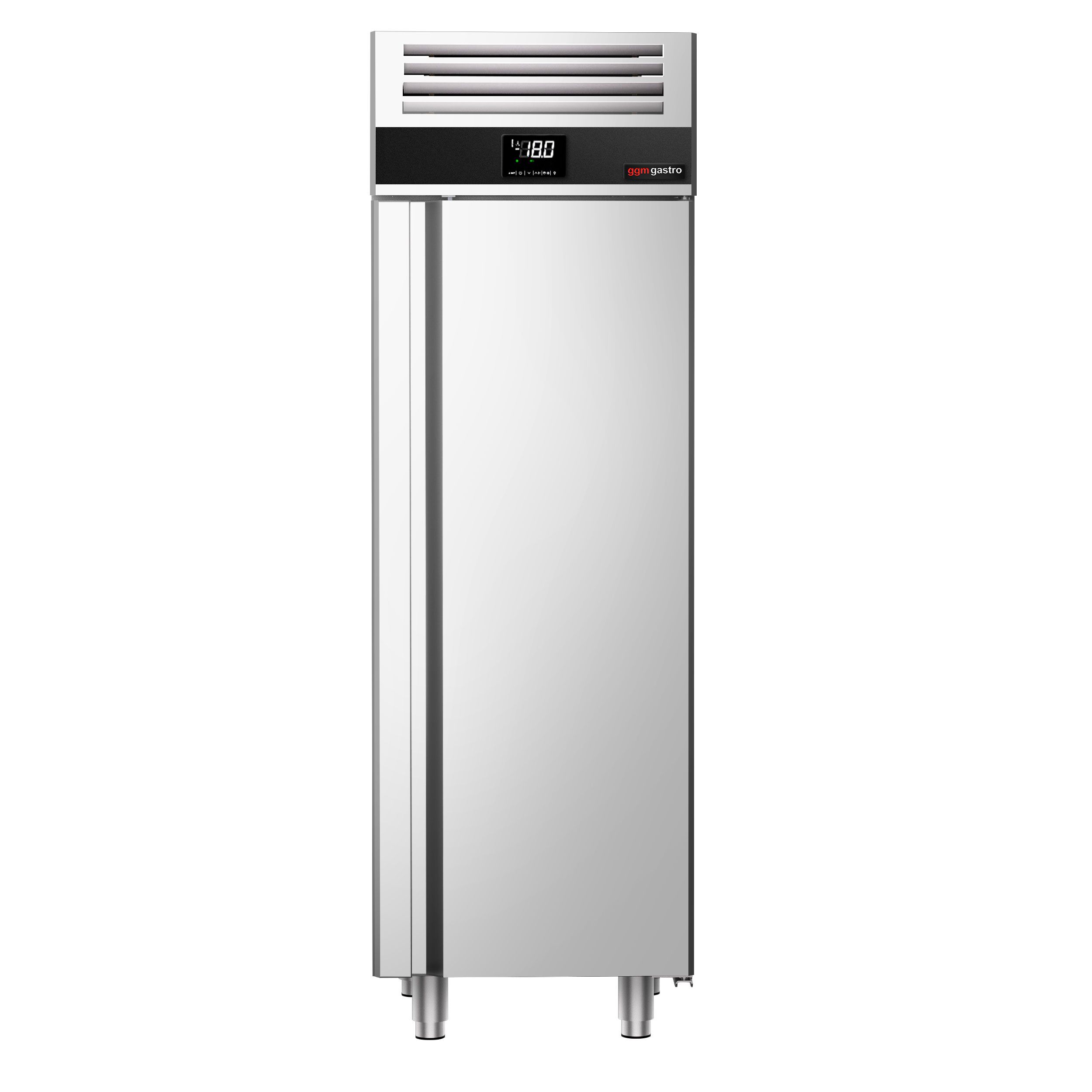 Upright Freezer Stainless steel PREMIUM - 400L - with 1 door