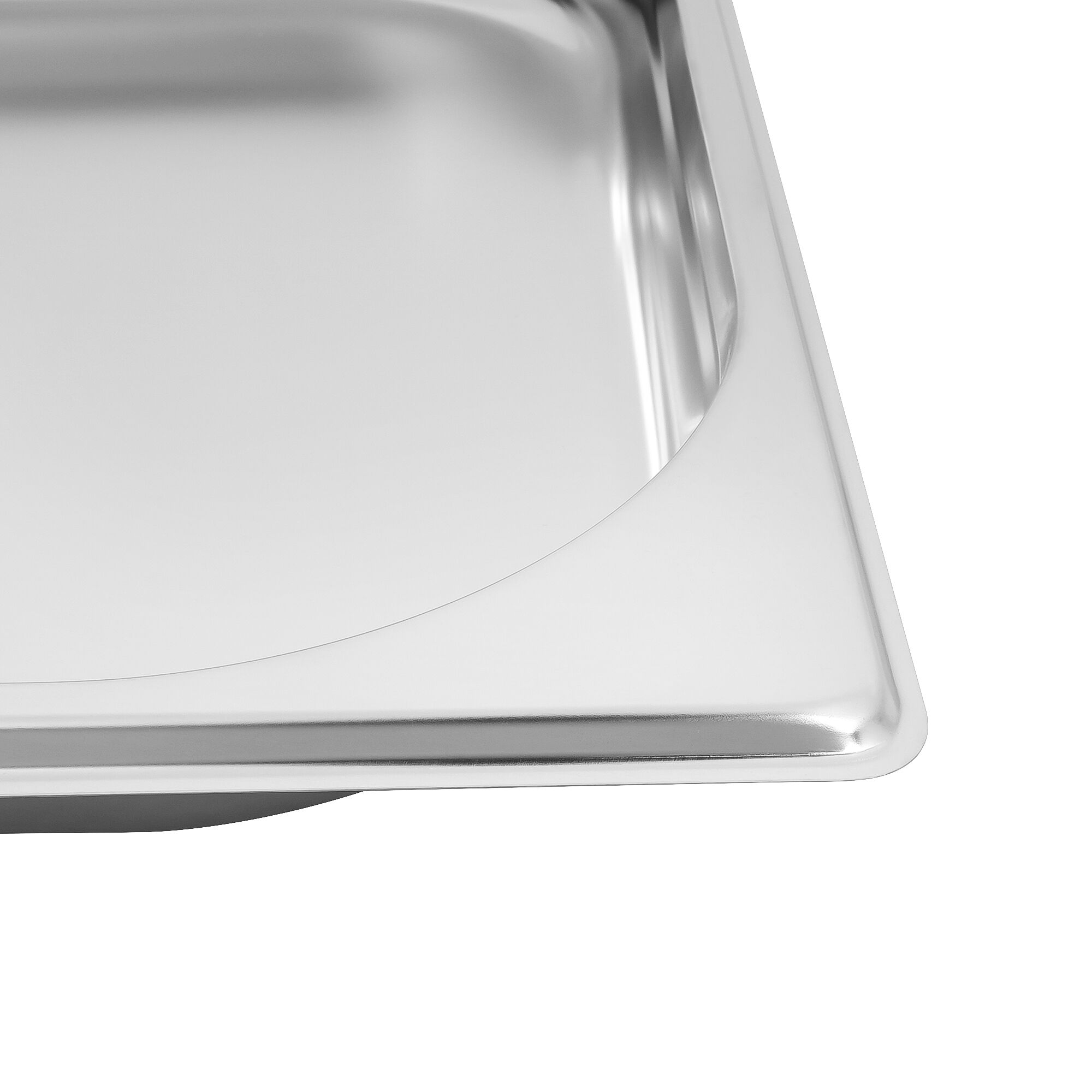 Couvercle de présentation roll-top - Dôme - GN 1/1 - Acier inoxydable - 540x335mm - Hauteur:255mm - incl. bac GN 1/1, deux packs de froid