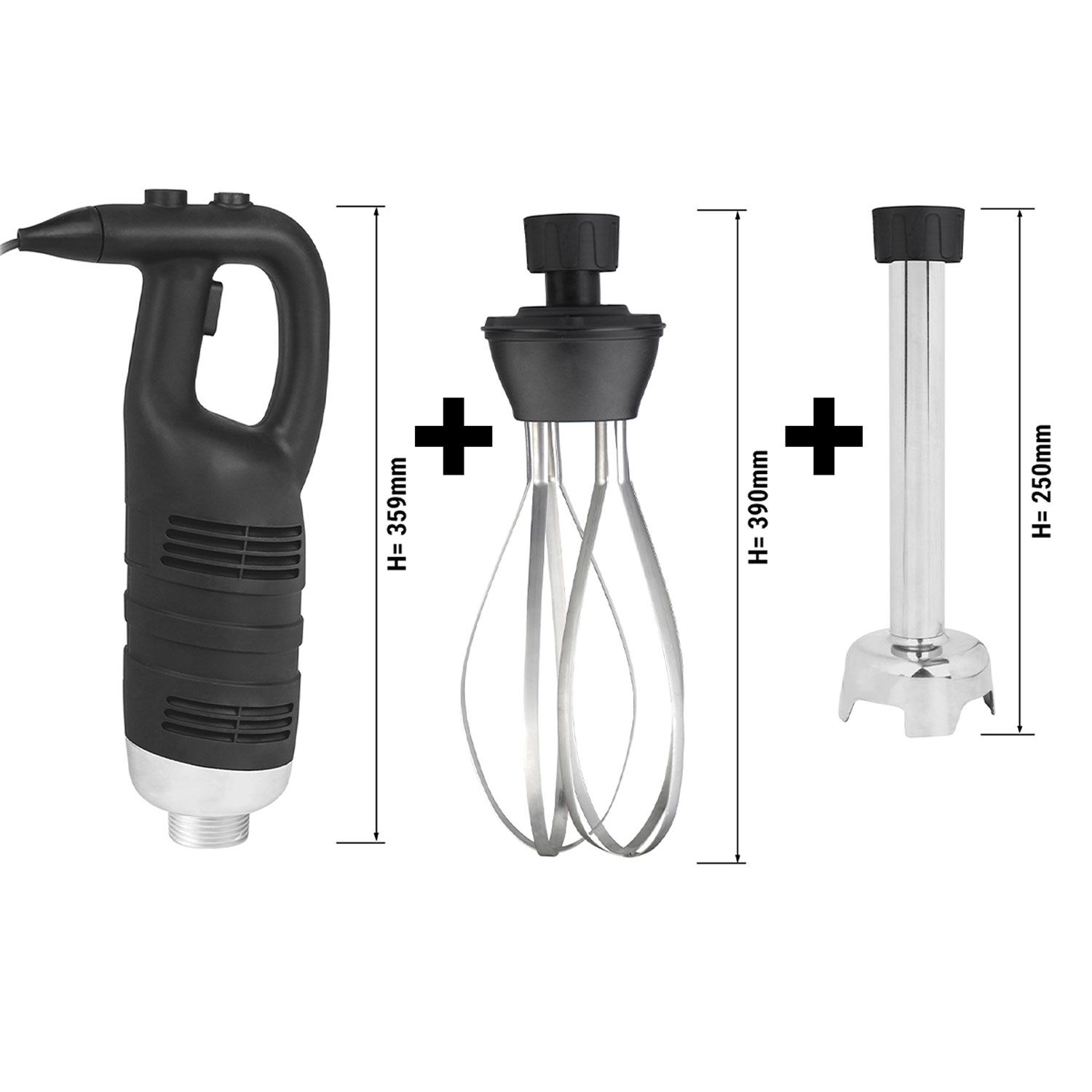 Mélangeur  plongeant SET avec pied 250mm - 650 Watt