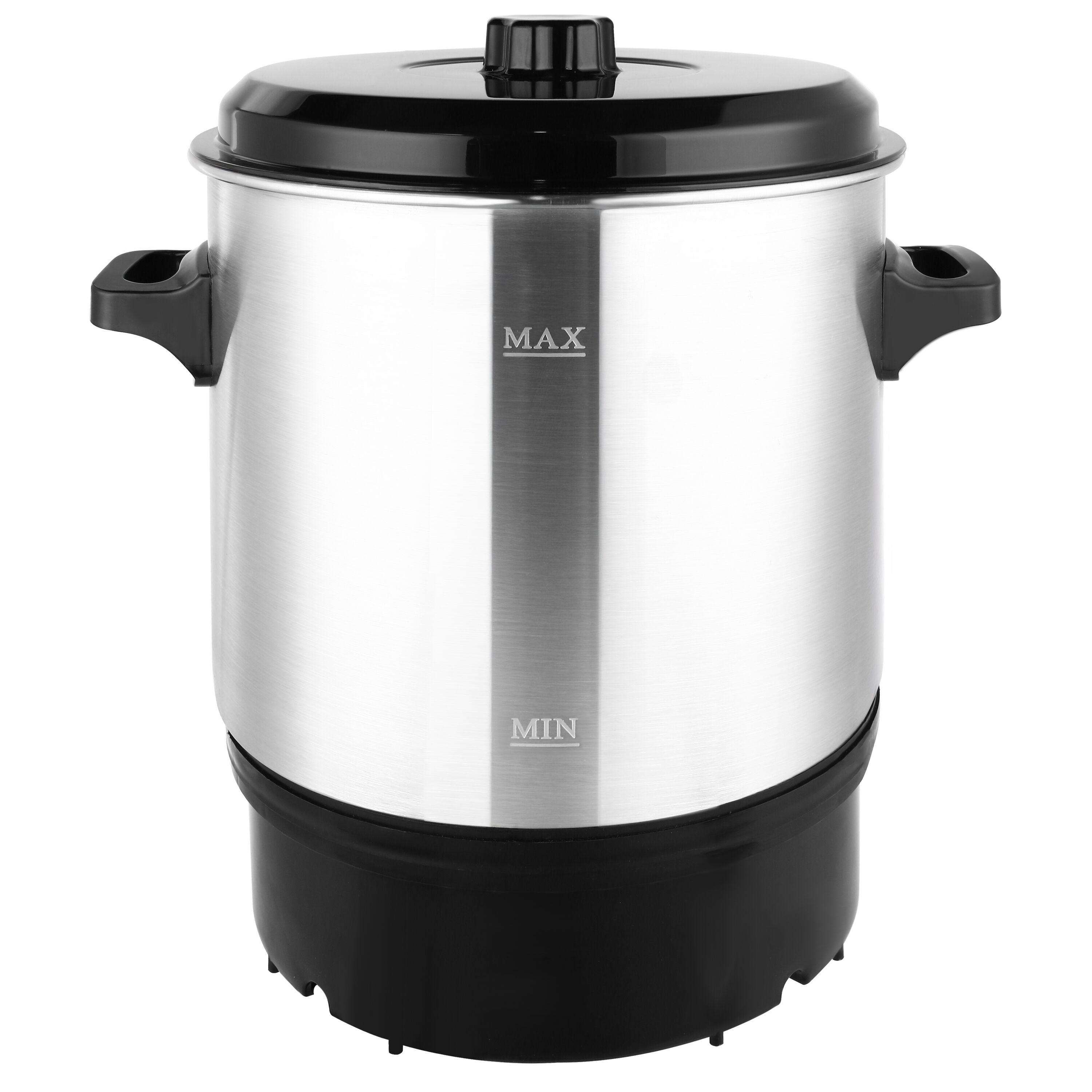 Distributeur de boissons chaudes professionnel - 27L - 2kW - Réglage de température en continu 30–110°C - Acier inoxydable - avec robinet de vidange et Minuteur numérique
