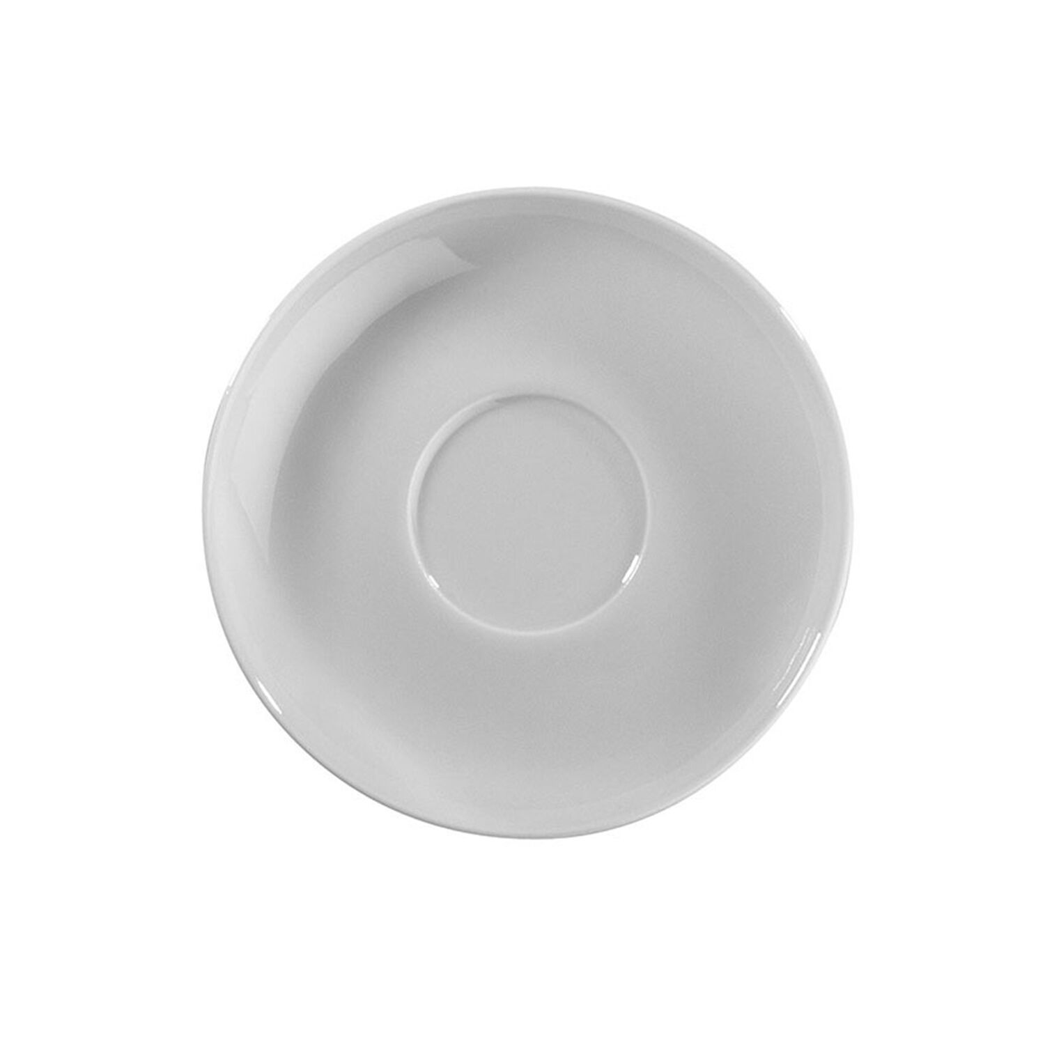 (6 pièces) ENTITY – Sous-tasse à espresso – Blanc