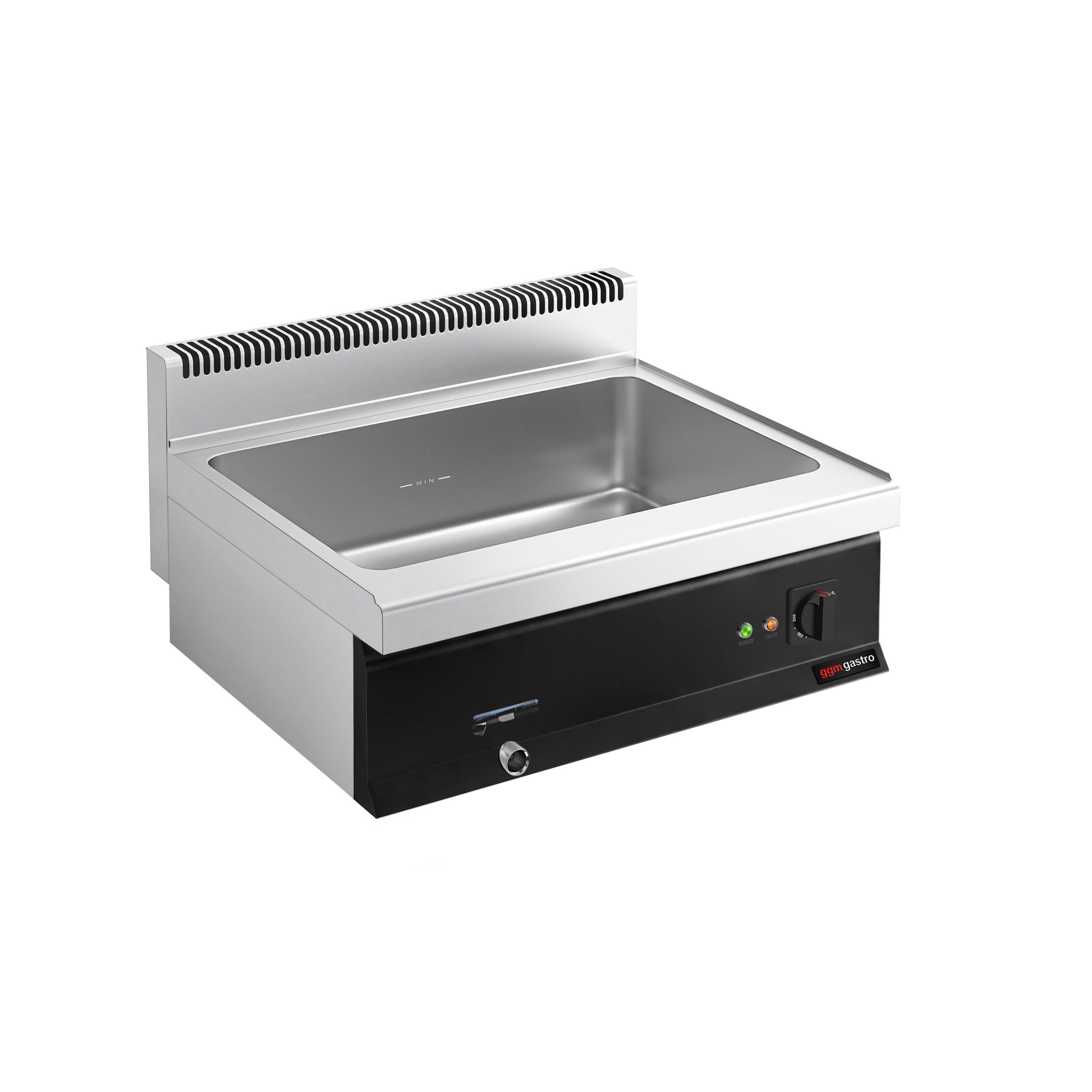 Elektro Bain-Marie - 2,4 kW - 2x GN 1/1 oder 4x GN 1/2