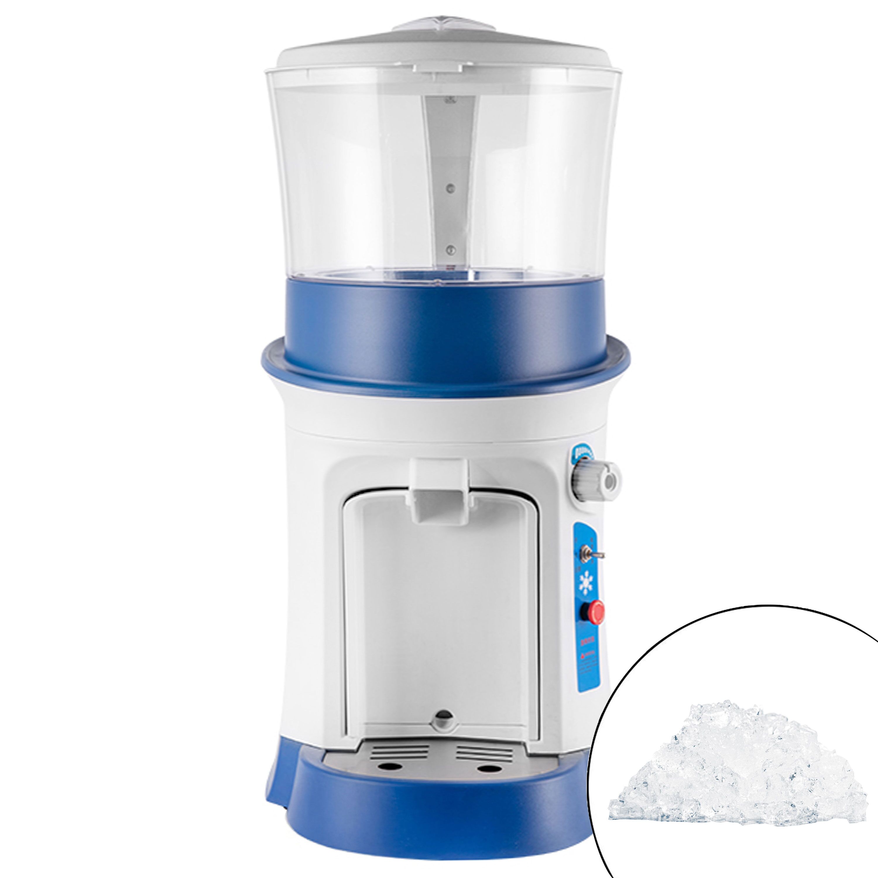 Tisch-Eiscrusher für Flockeneis - 11,3 kg/min - Weiß