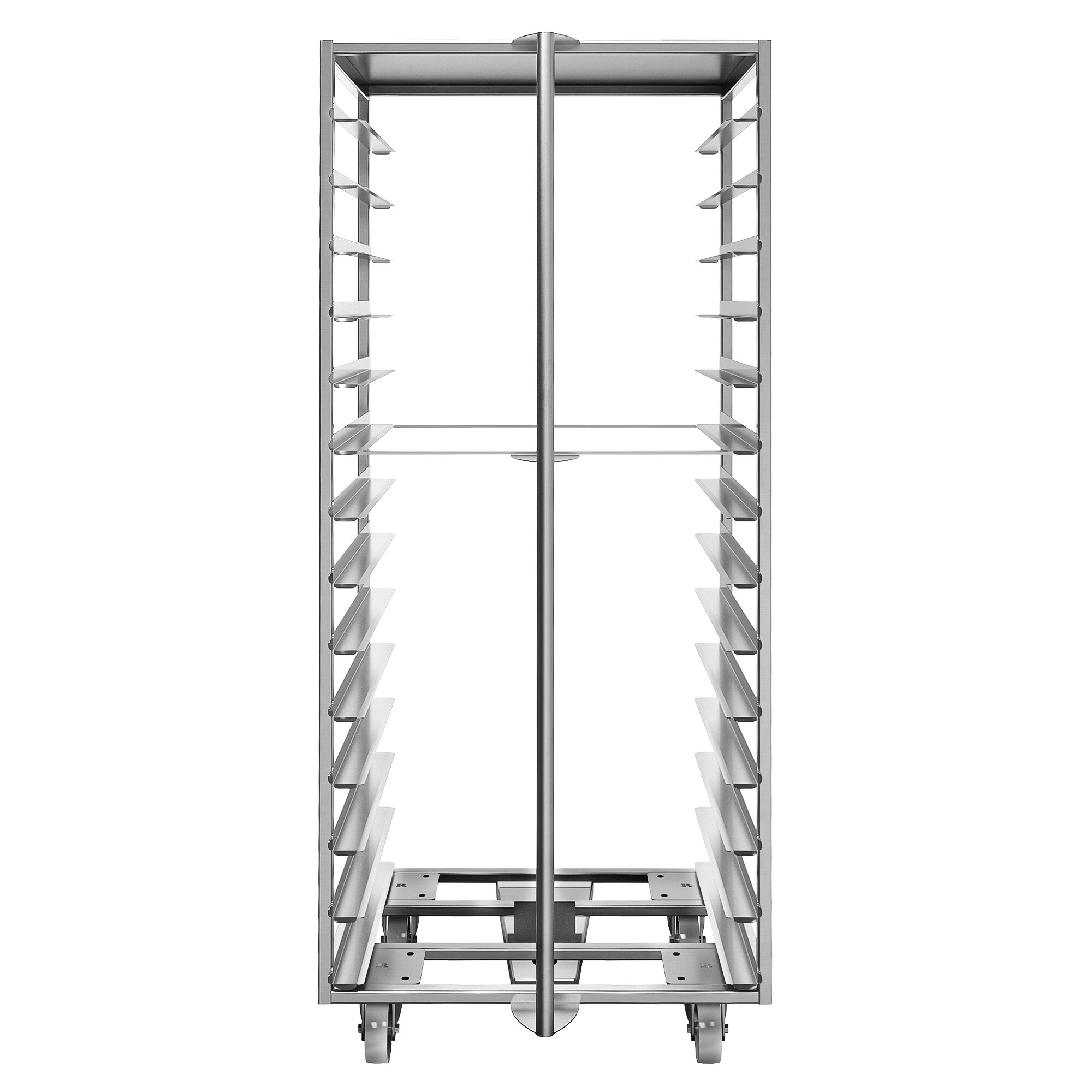 Chariot à plateaux – pour 14 plateaux – EN 600 × 800 – compatible avec EBORM & GBORM