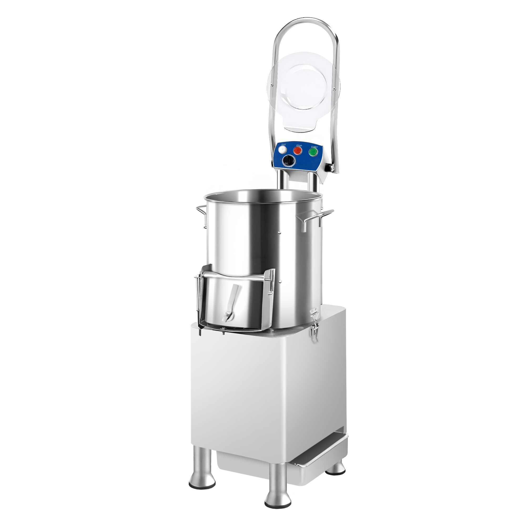 Éplucheuse à pommes de terre professionnelle - 165kg/h - 750W - 230V