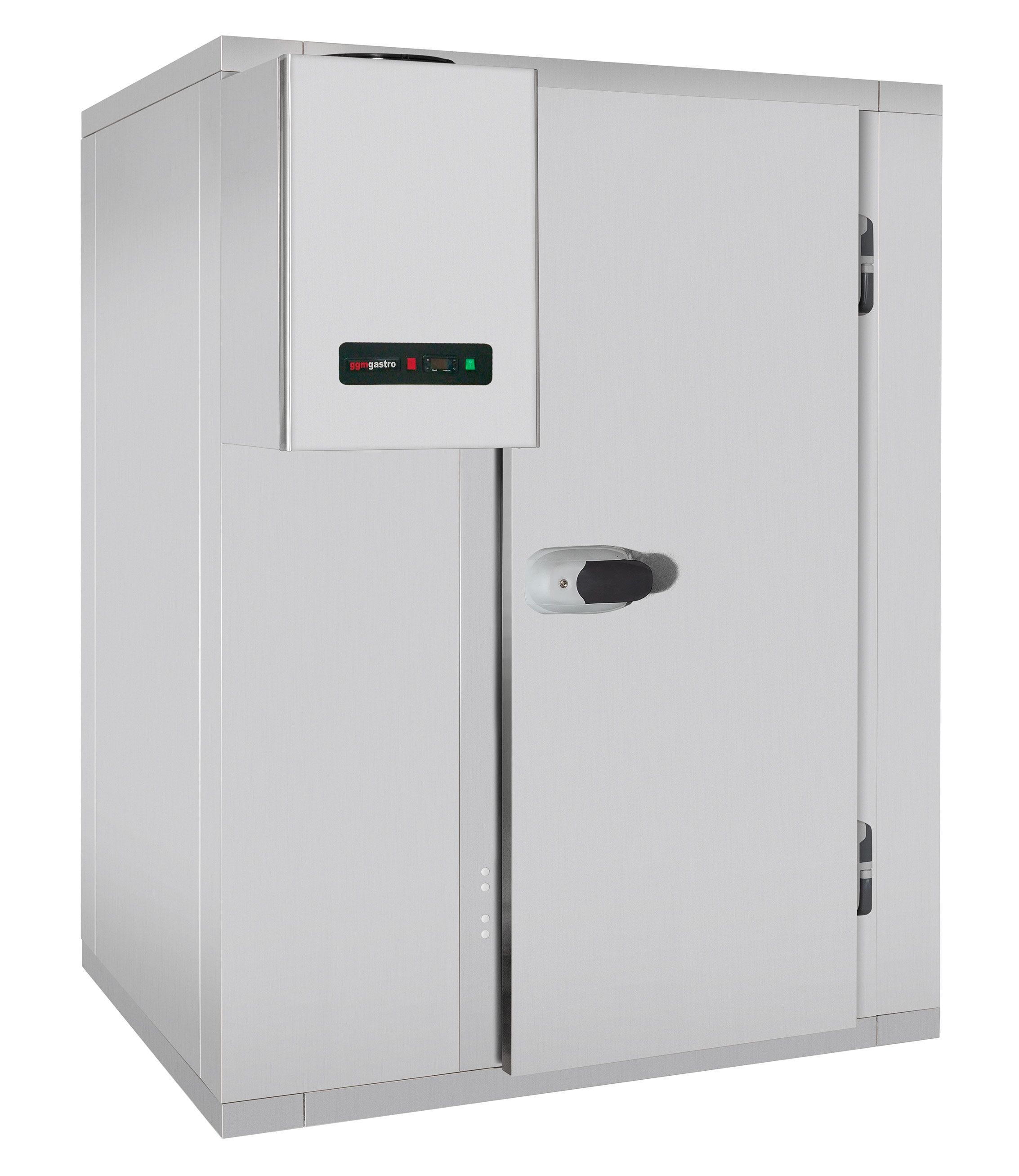 Komora mroźnicza ze stali nierdzewnej - 1800x2100x2010mm - 5,13m³ - z kurtyną paskową (PCV)
