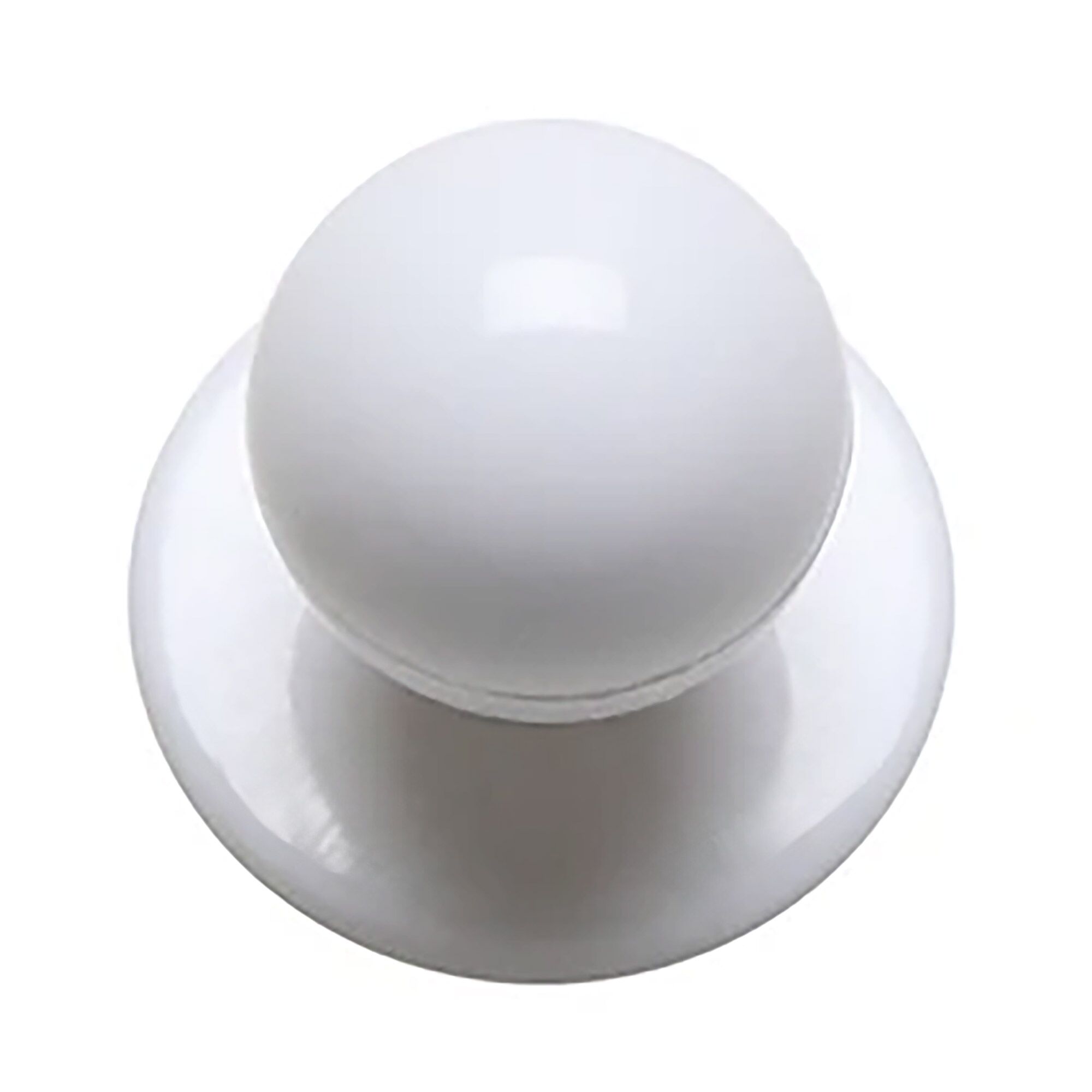 (12 pcs) Bouton boule - Blanc