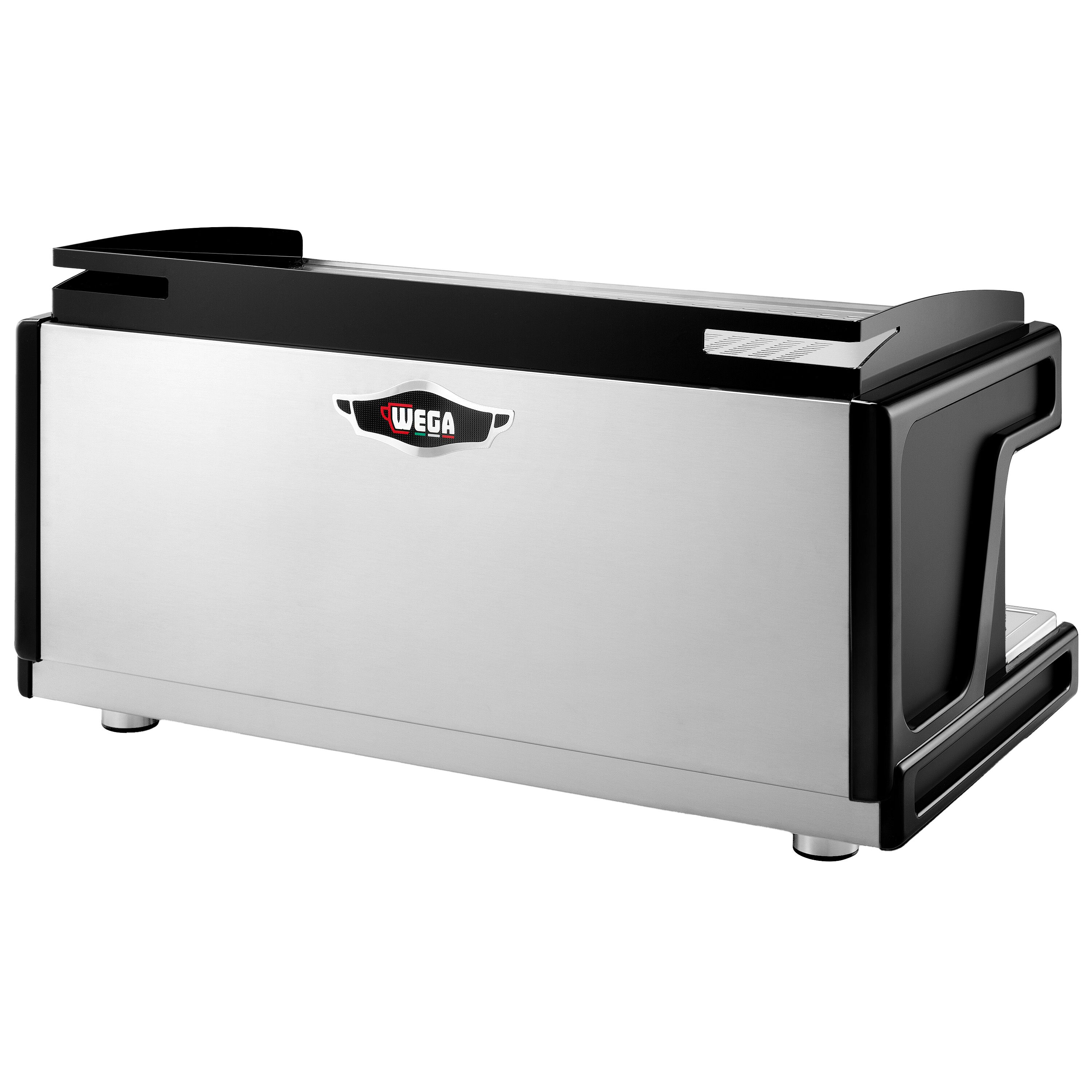 WEGA | Airy - Siebträgermaschine - 3 Gruppig - 5,6 kW - mit Shot Counter - Schwarz