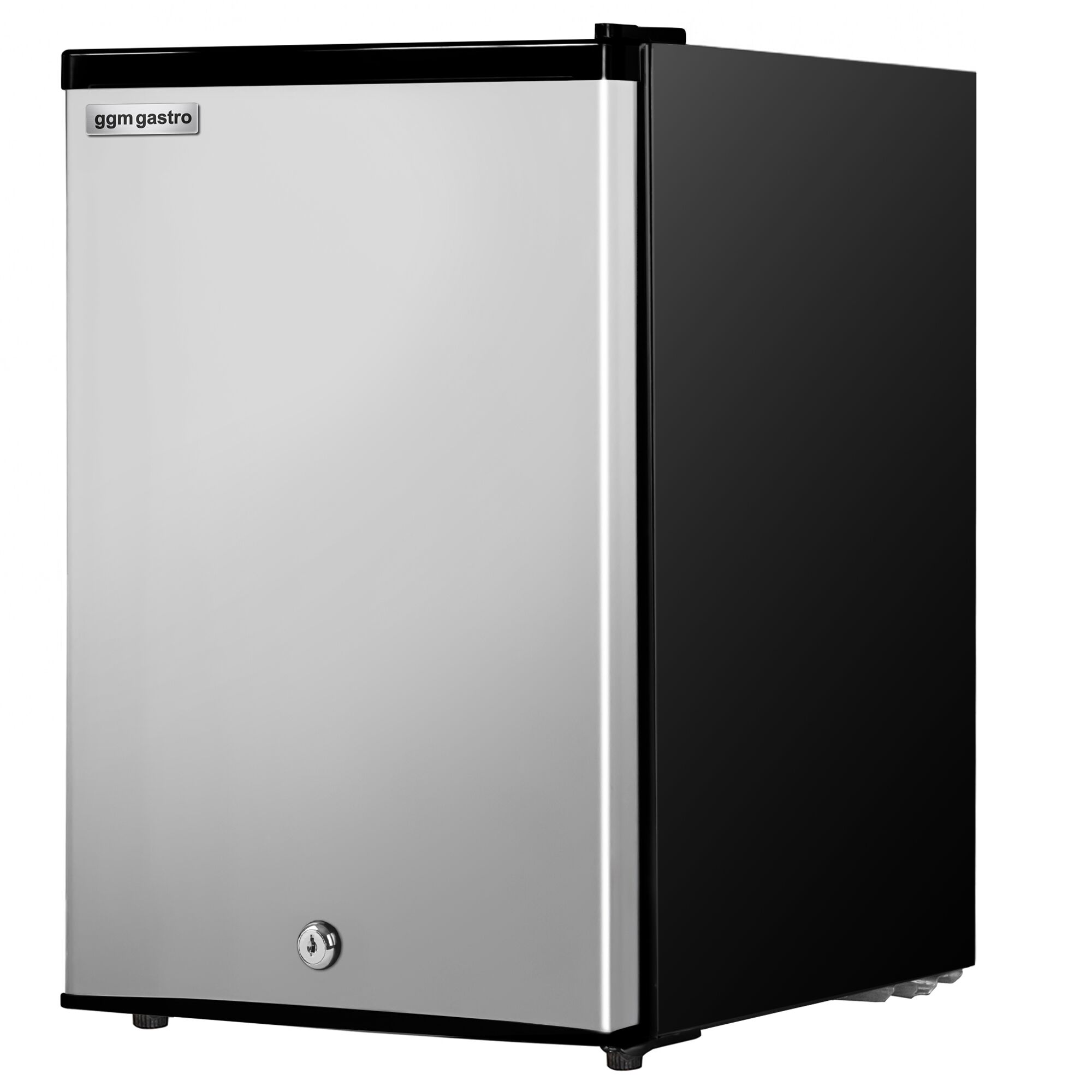 Mini congélateur - 440mm - 60L - avec 1 porte & serrure - Noir - porte réversible