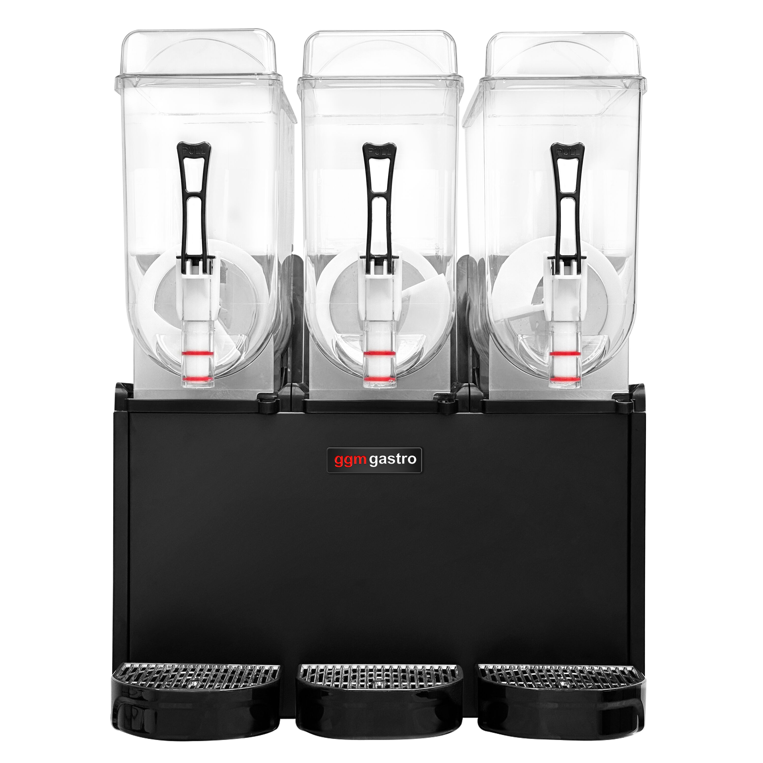 Commercial Slush Machine - 3x 12L - 1.4kW - Black