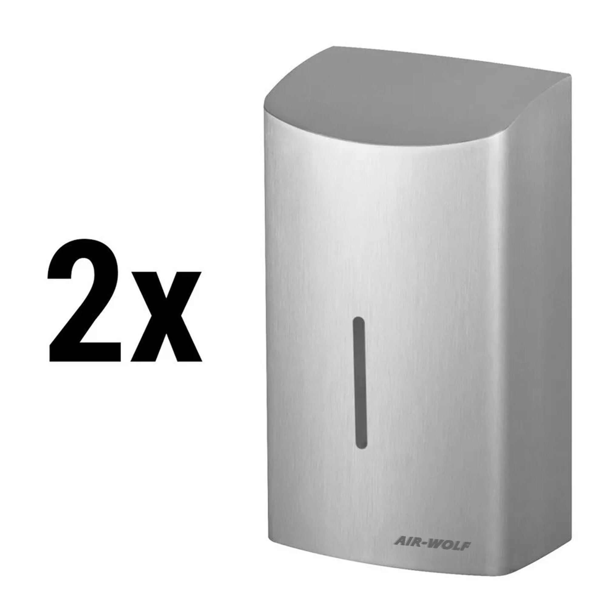 (2 pièces) AIR-WOLF | Sèche-mains avec capteur infrarouge -  inox