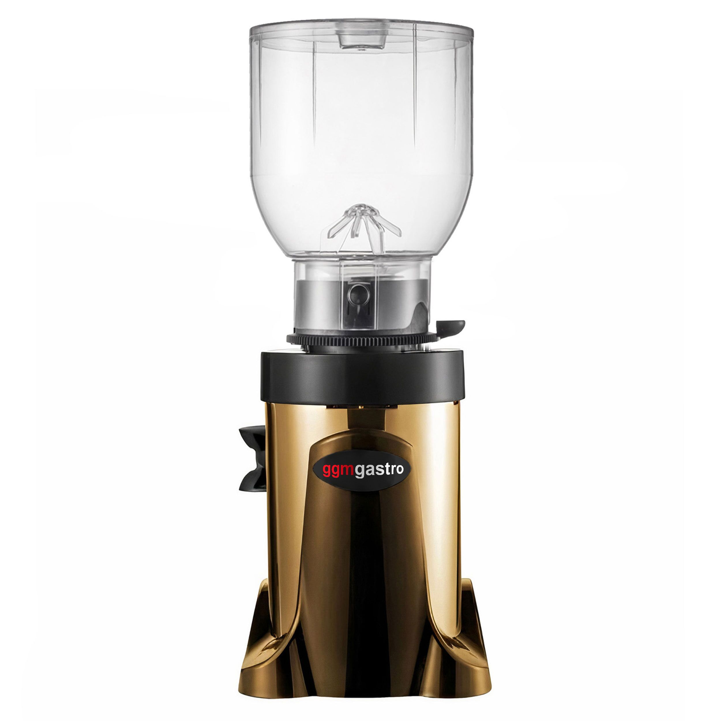 Commercial Coffee Grinder - 2kg - 63dB - with Dispenser (Doser) - Gold