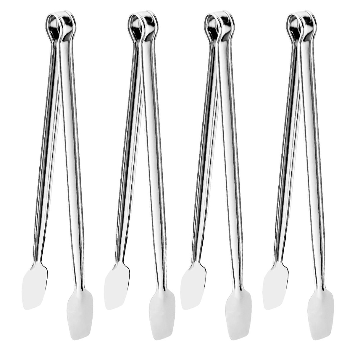 (4 pcs) Pince à barbecue - Longueur : 320mm - Acier inoxydable