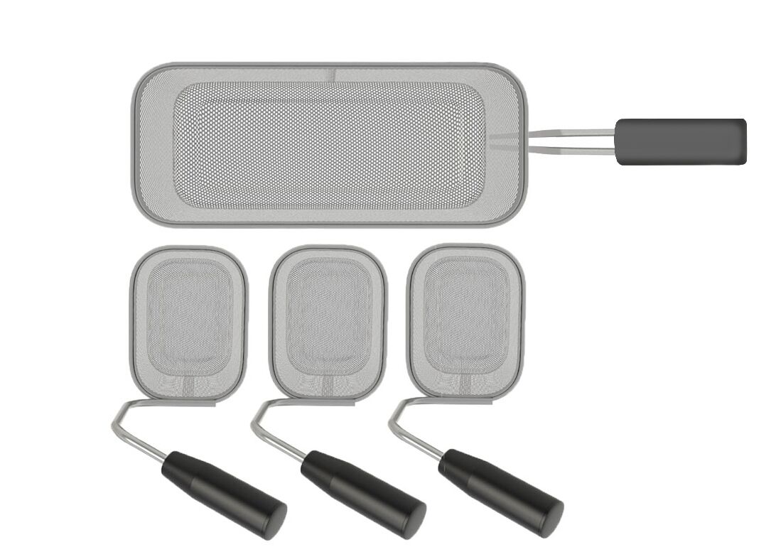 1x 1/2 & 3x 1/6 Panier à nouilles - 330x140x200mm; 145x105x200mm - Inox - pour ENB479P, GNB479E & GNB879E