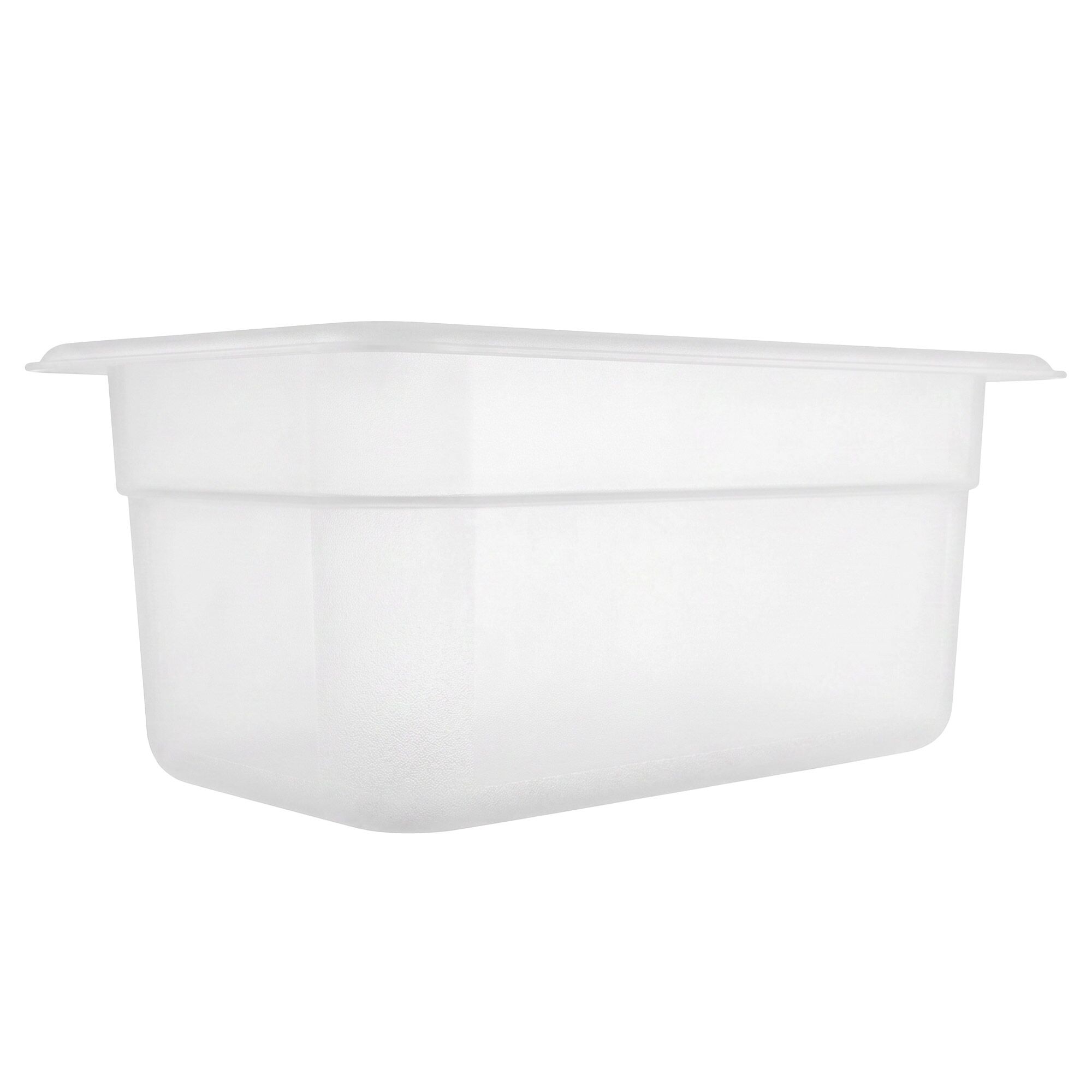 (12 pcs) Polycarbonate Container GN 1/4 - Clear - 3.7L - Depth: 150mm