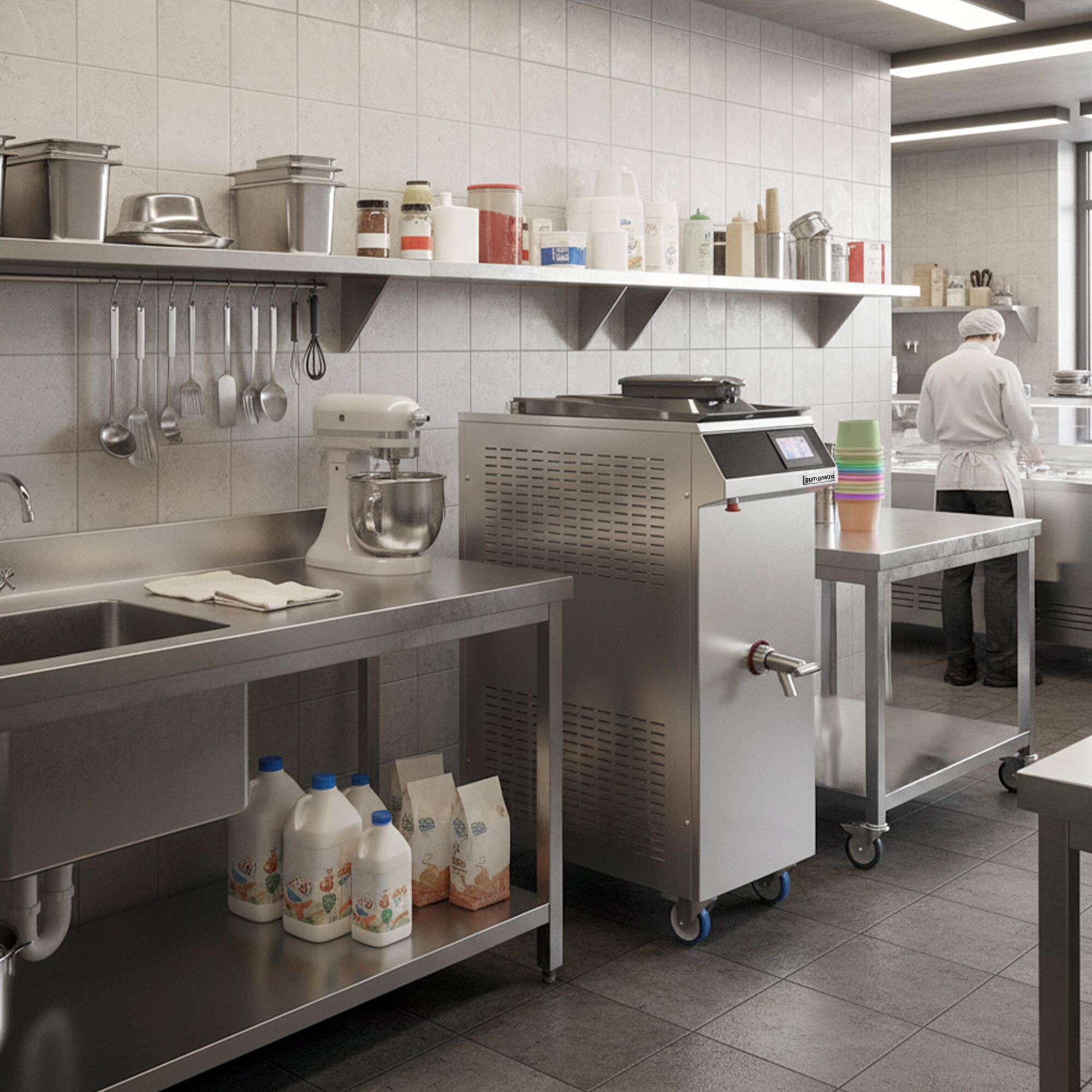 Pasteurisateur – 60 litres – 7 kW – Écran tactile