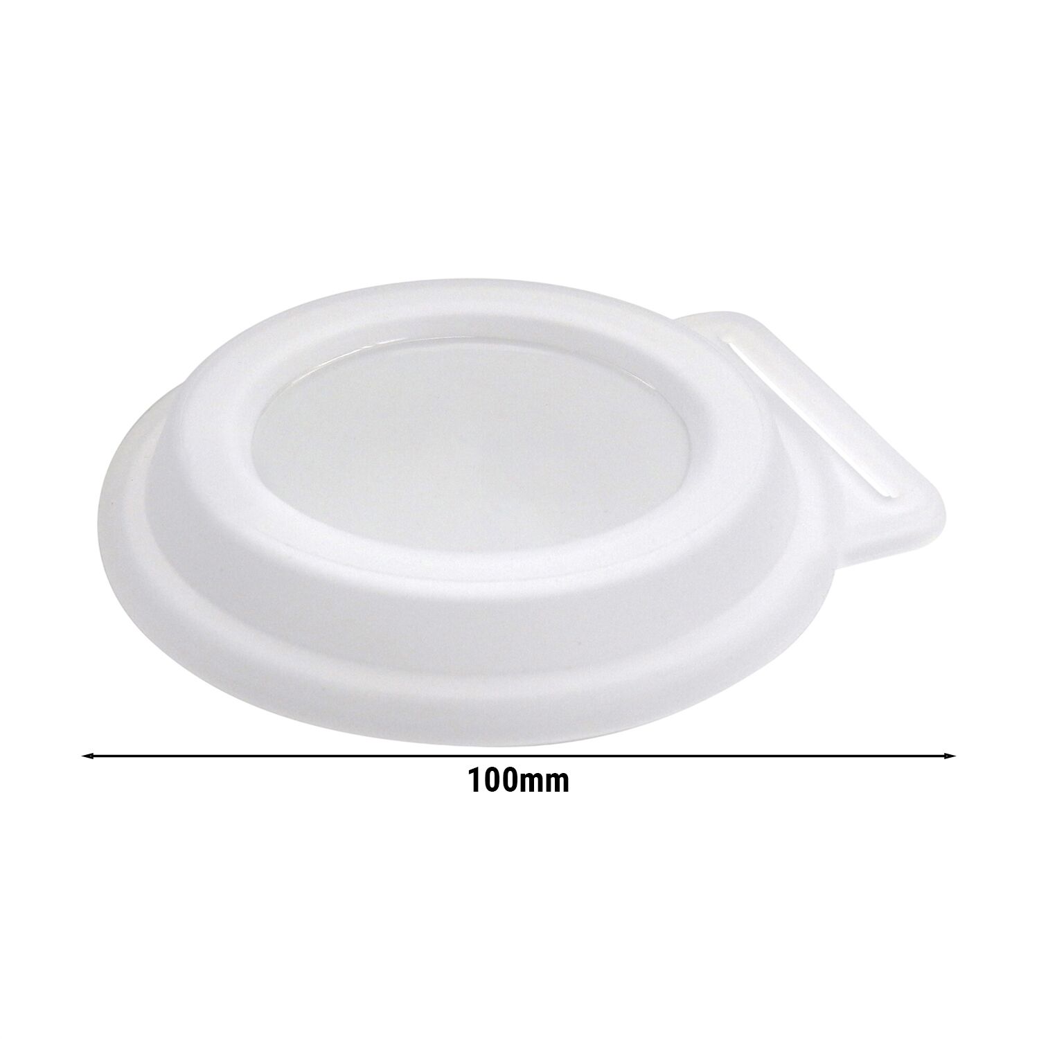 (24 pièces) Couvercle réutilisable - Transparent - adapté aux gobelets de 300-500ml