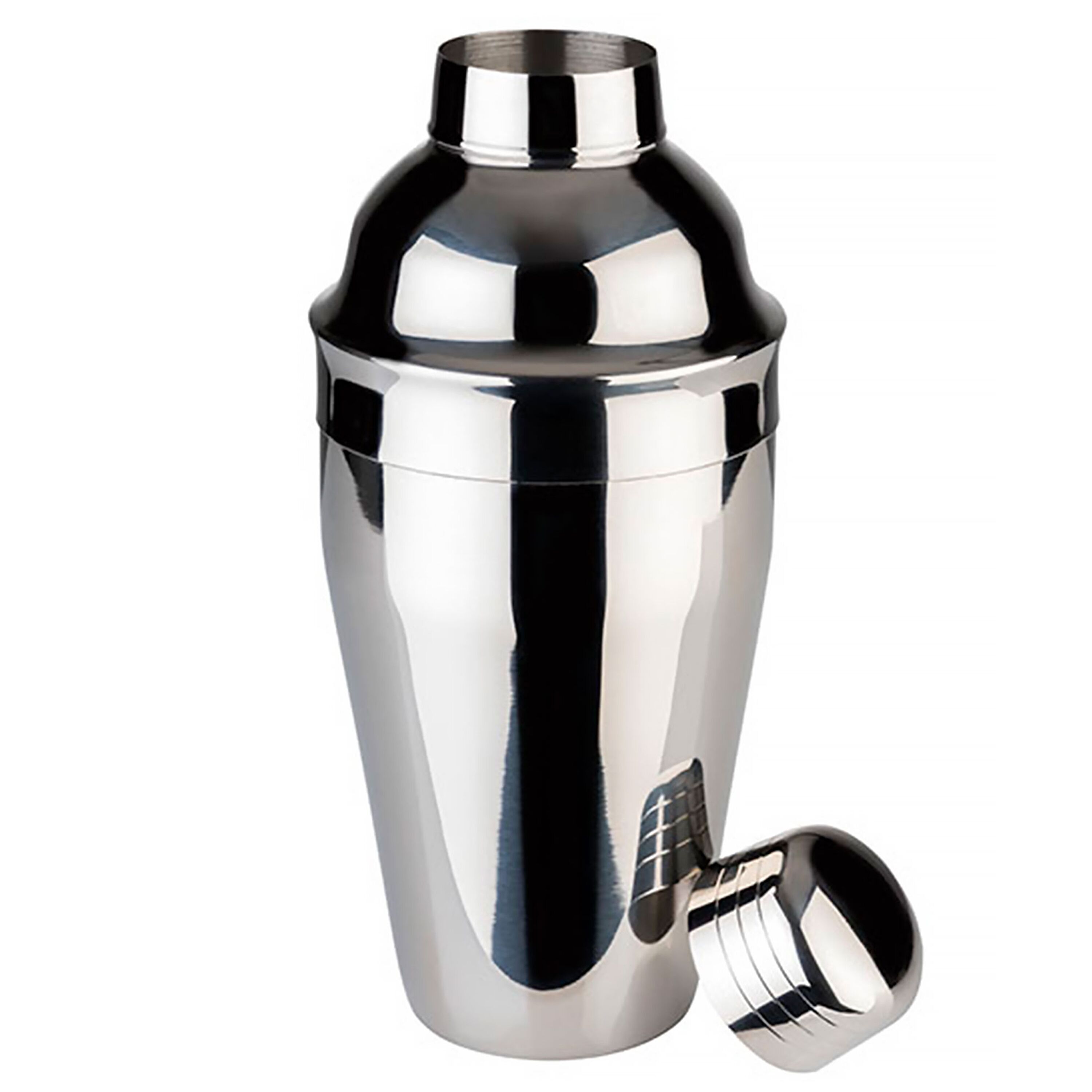 (6 pièces) Shaker - CLASSIC - inox - 0,5 litre