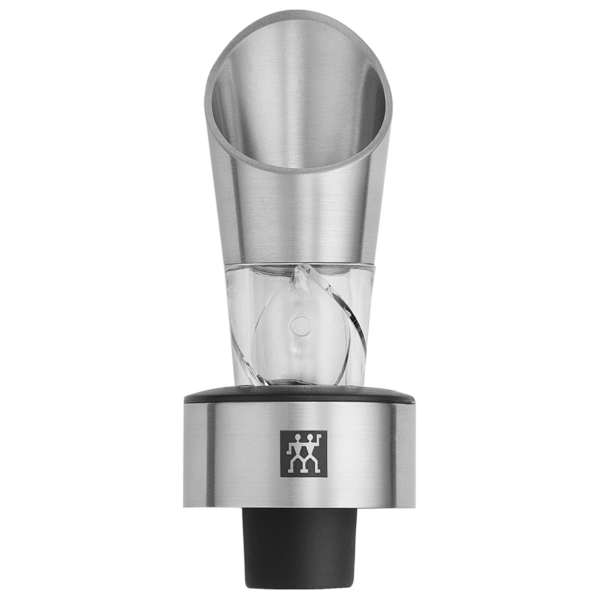 (1 piece) ZWILLING | Sommelier Wine Aerator & Pourer with Stopper – 18/10 Stainless Steel – Spiral Vent, Drip‑Free