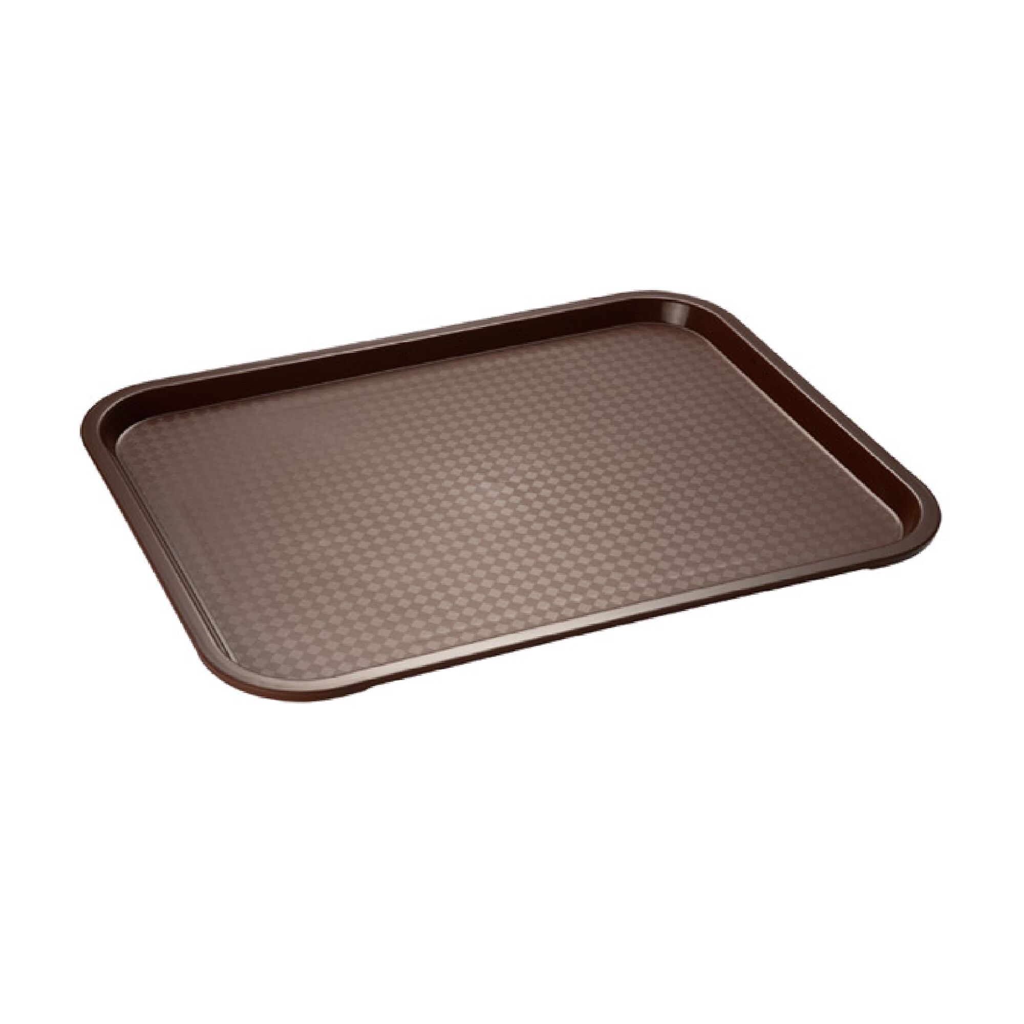 (6 pièces) Plateau FAST FOOD – polypropylène – 350×270 mm – Marron