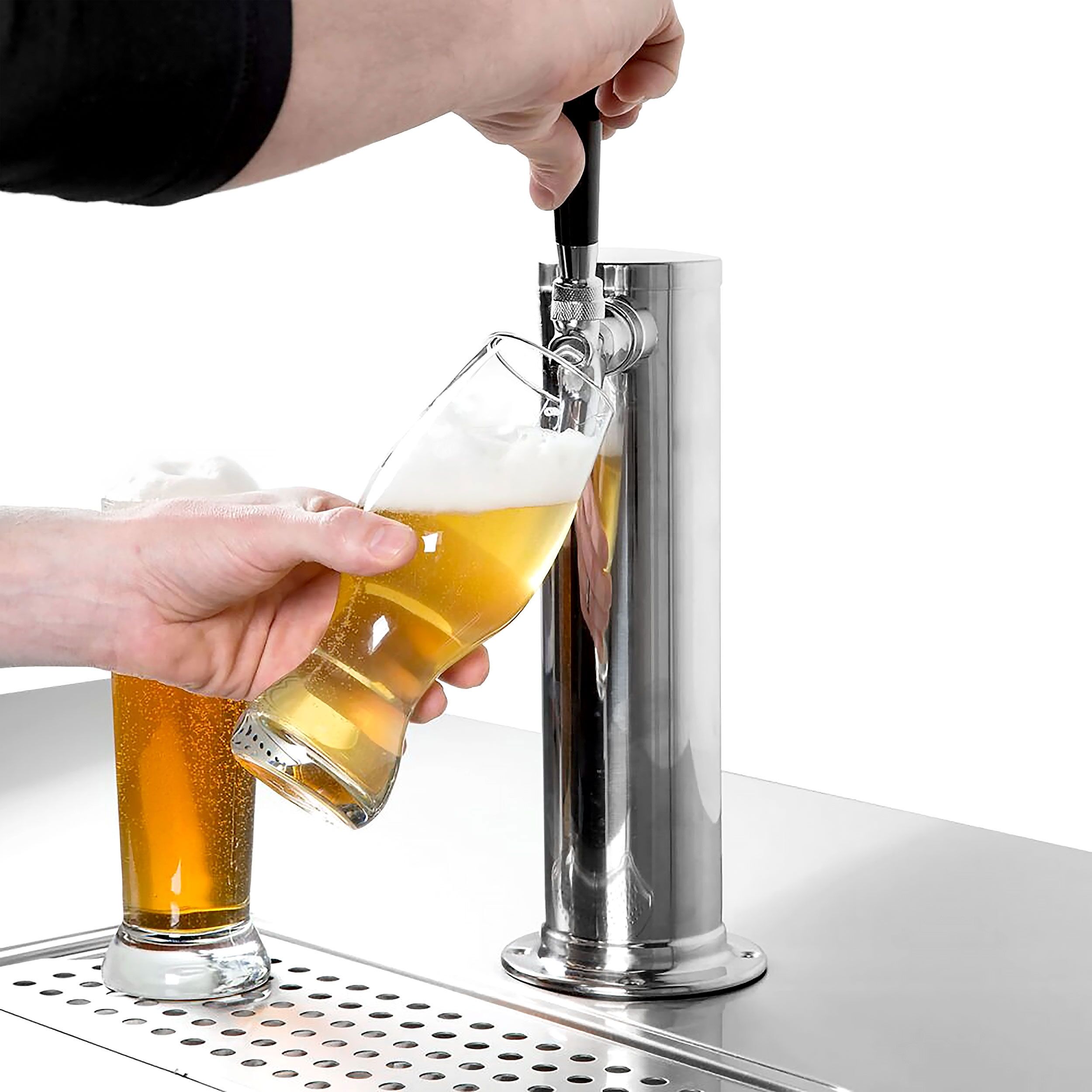 Tireuse à bière professionnelle - 1x 50L fûts - 1 robinet - 600x780mm - 1 porte