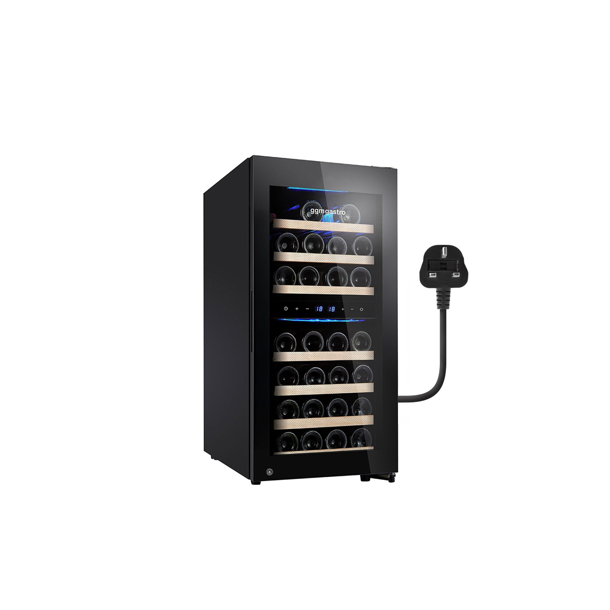 Commercial Wine Fridge – Dual Zone – 100 Litres – max. 33 Bottles