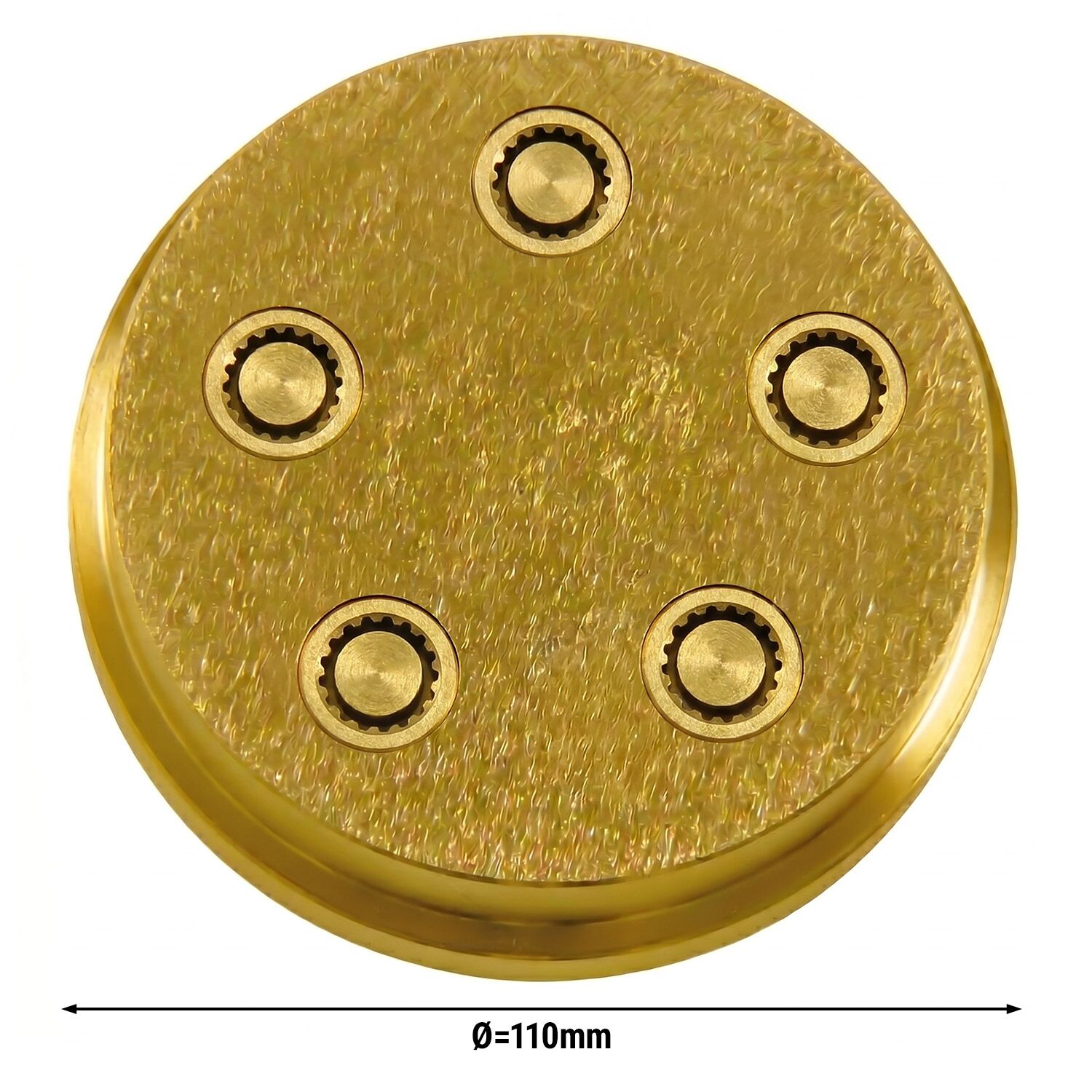 Nudelformscheibe - Makkaroni Rigati 10mm passend für NMSM20 - Ø 110mm