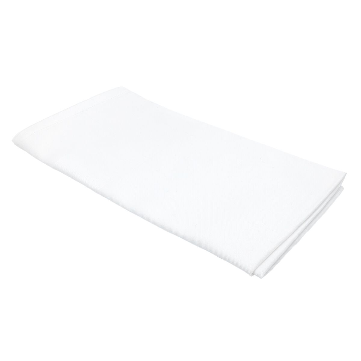 (250 pcs) Serviette de table damassée en coton Tessin Atlas - 50x50cm - Blanc